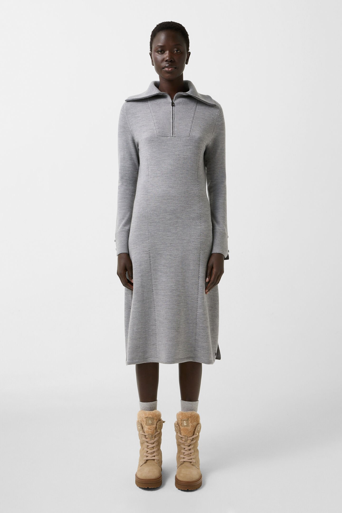 Strickkleid Marvell Grau