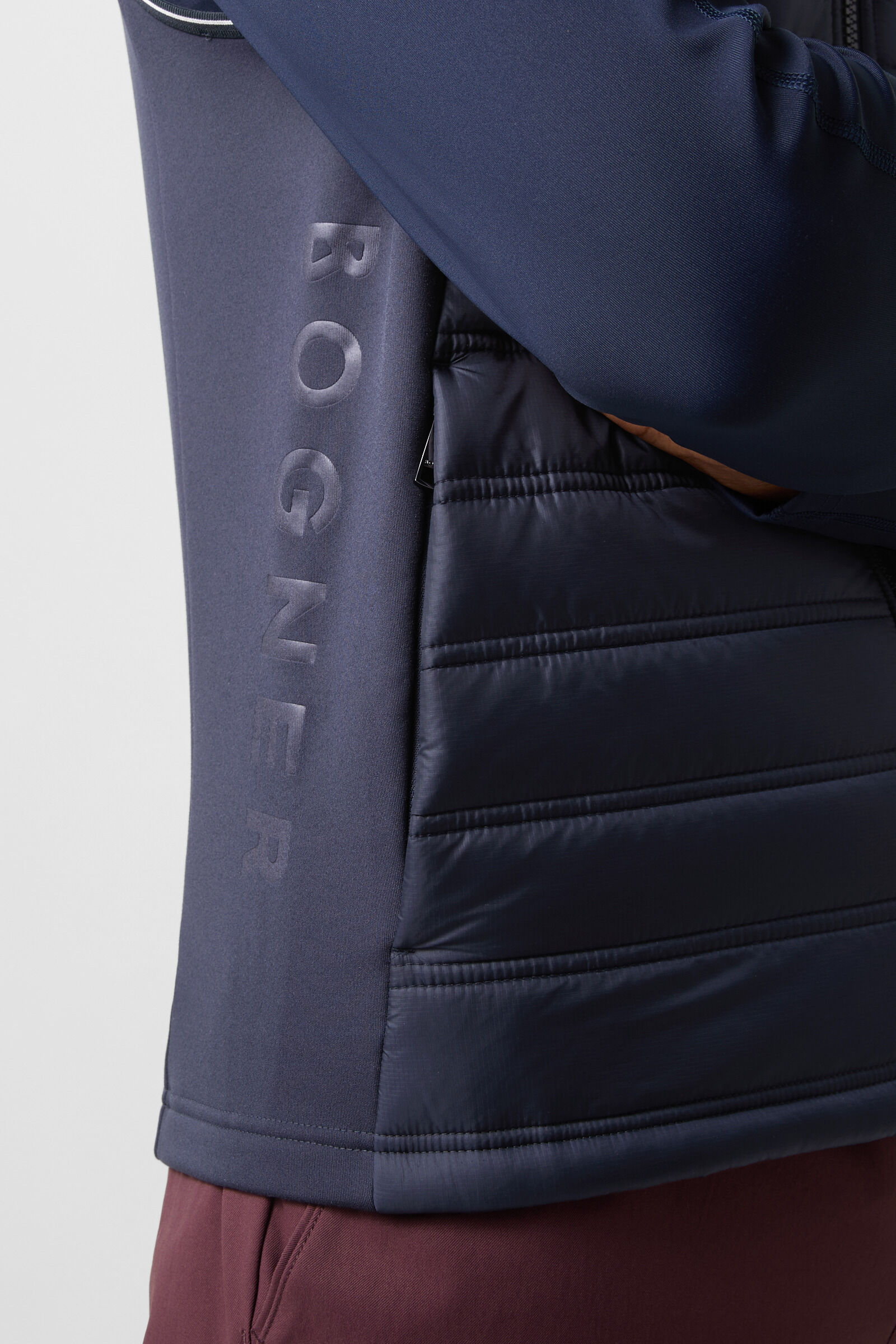 Hybrid-Weste Frido Navy-Blau