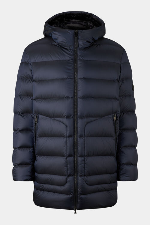 Herby down short coat Dark blue