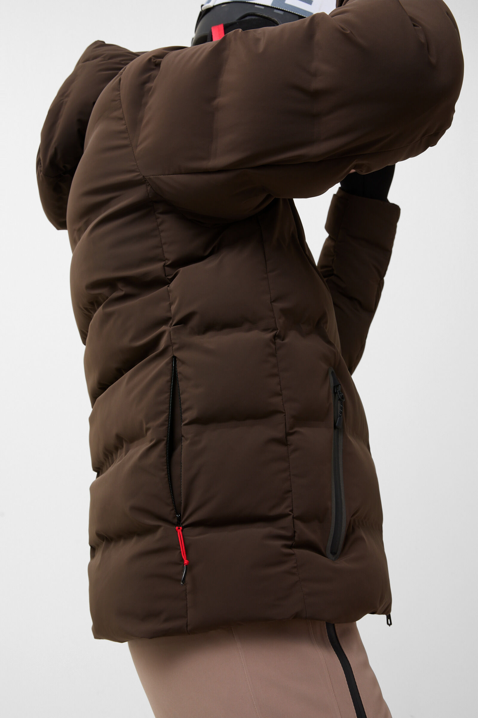 Tec-Luka ski jacket Chocolate