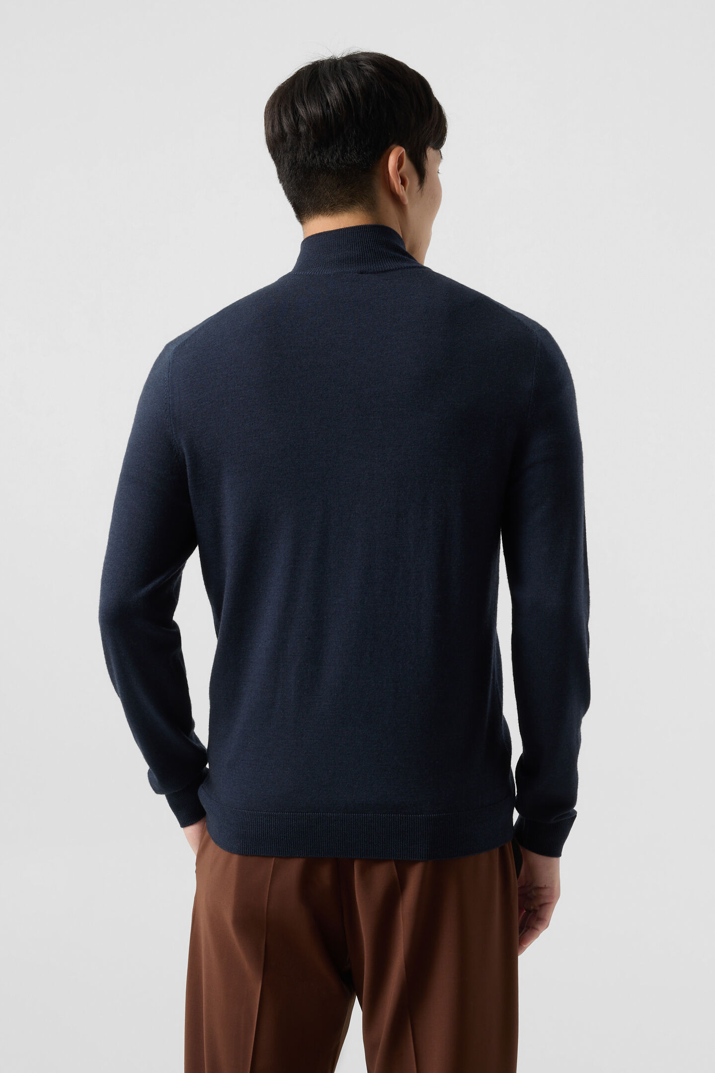 Merino Troyer Ouri Navy blue