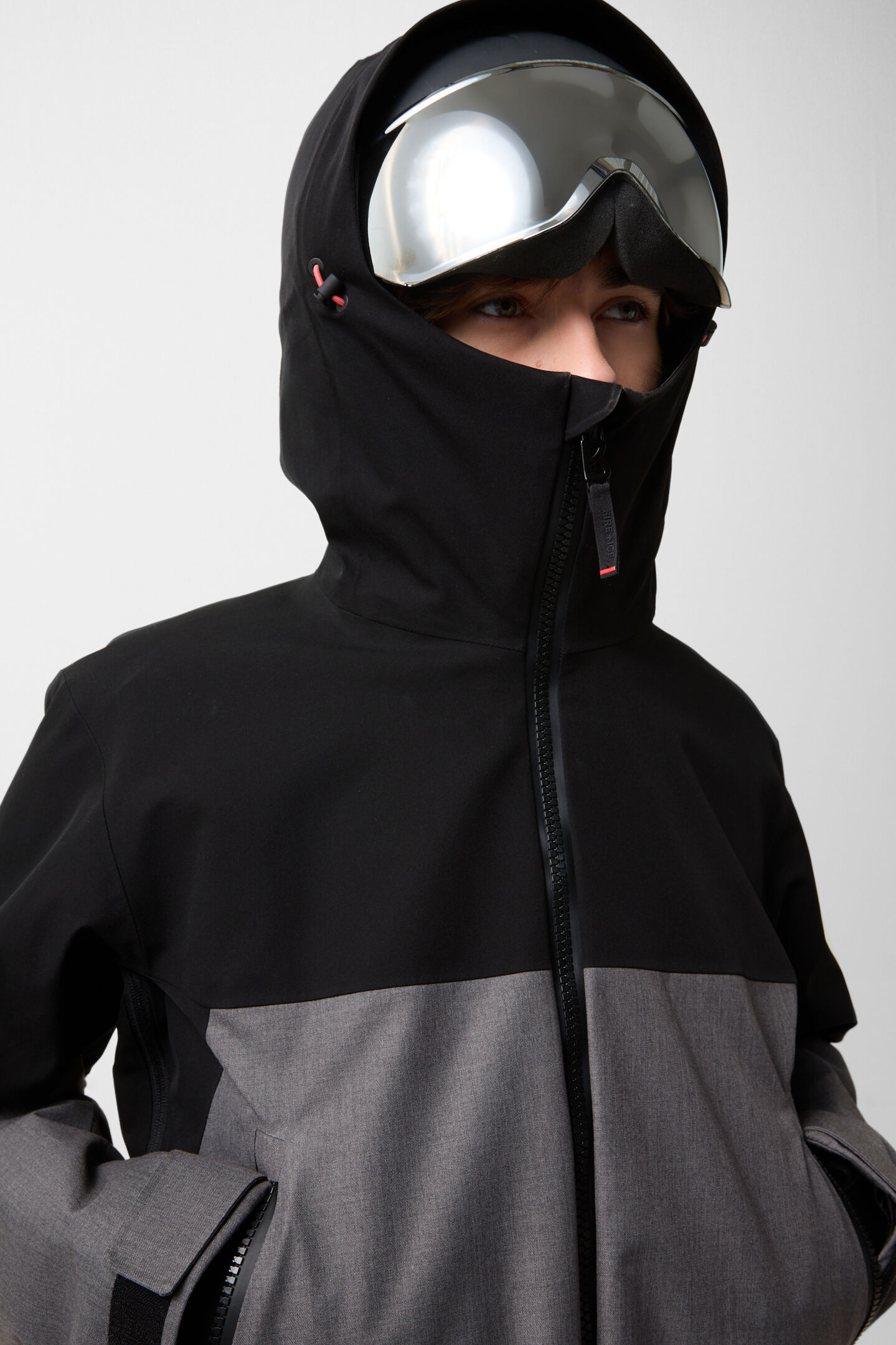 Dyre ski jacket Gray/black