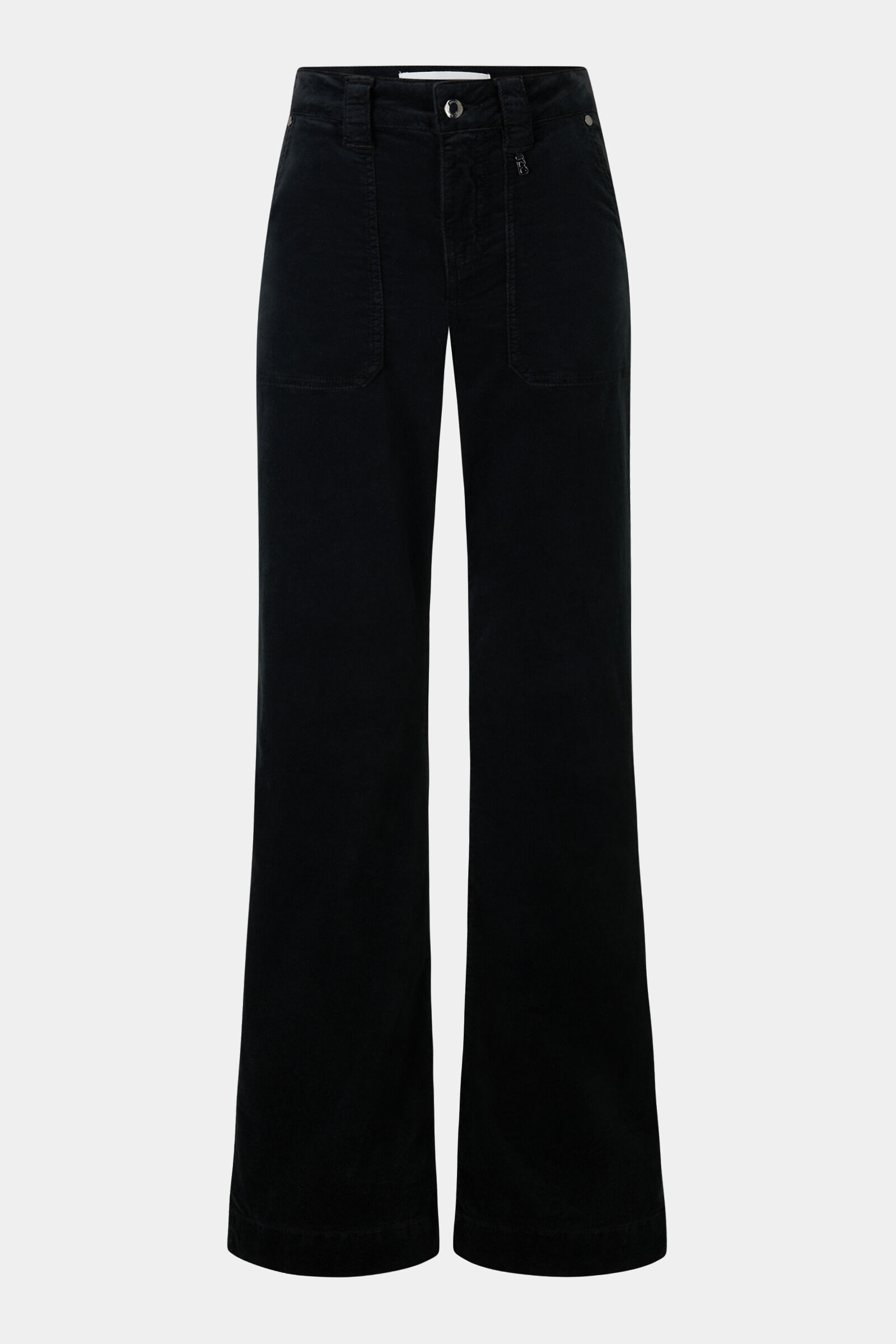 Devin velvet trousers Black