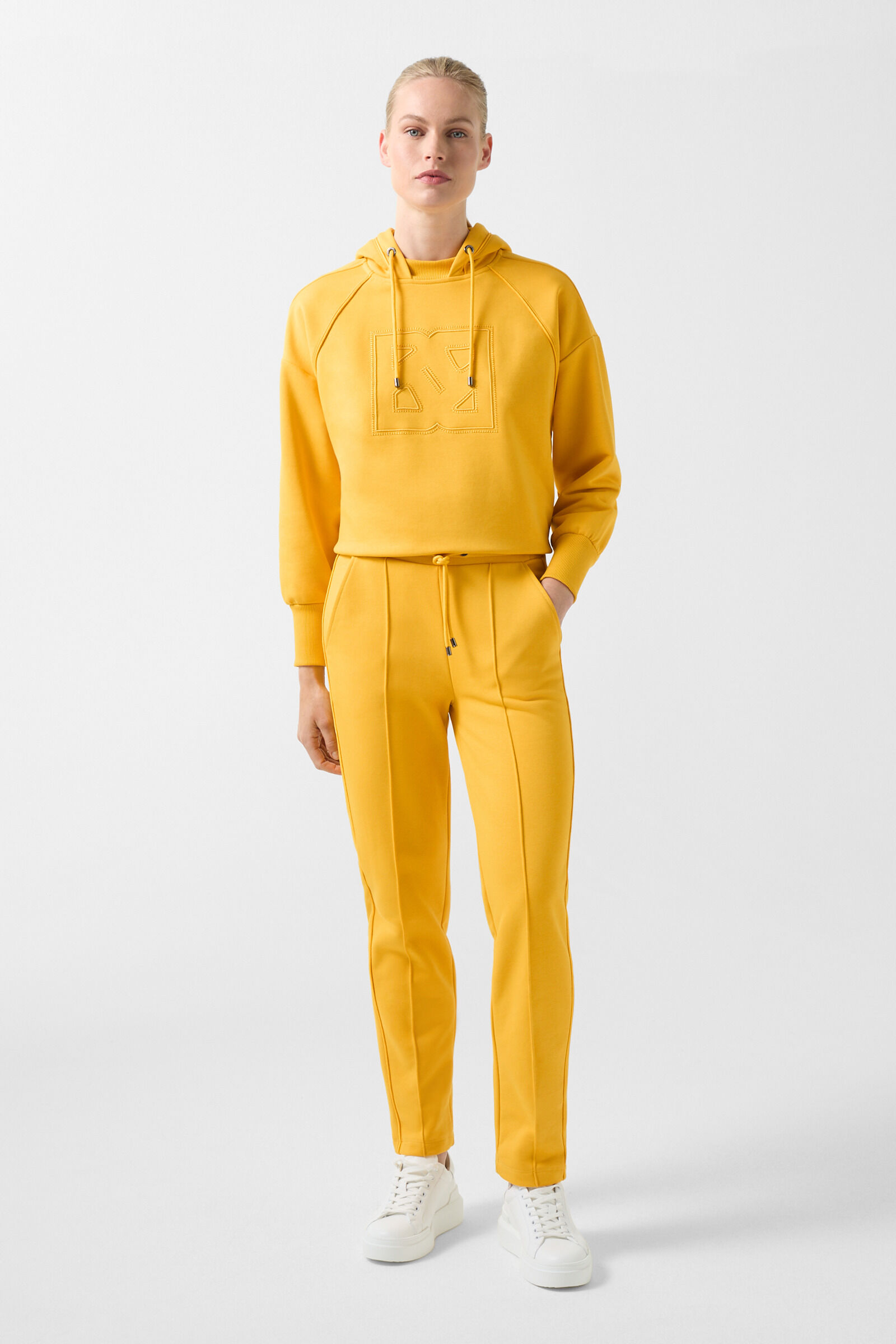 Full yellow tracksuit outlet