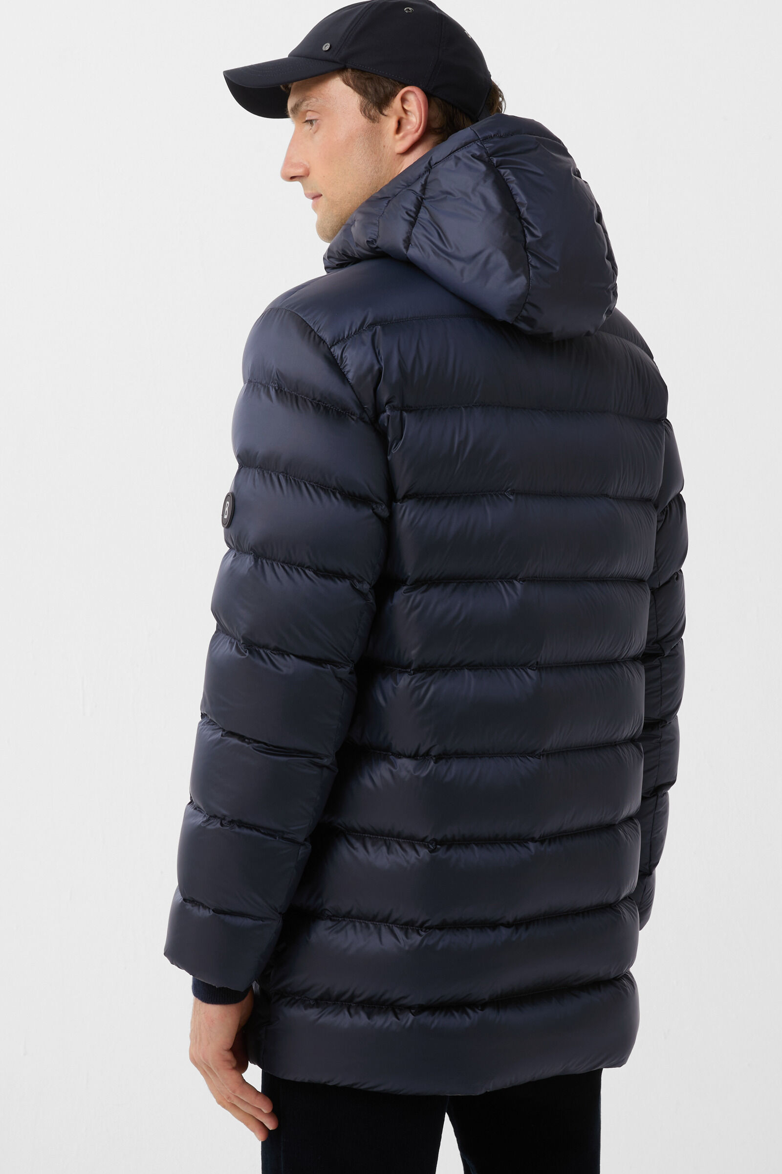 Herby down short coat Dark blue