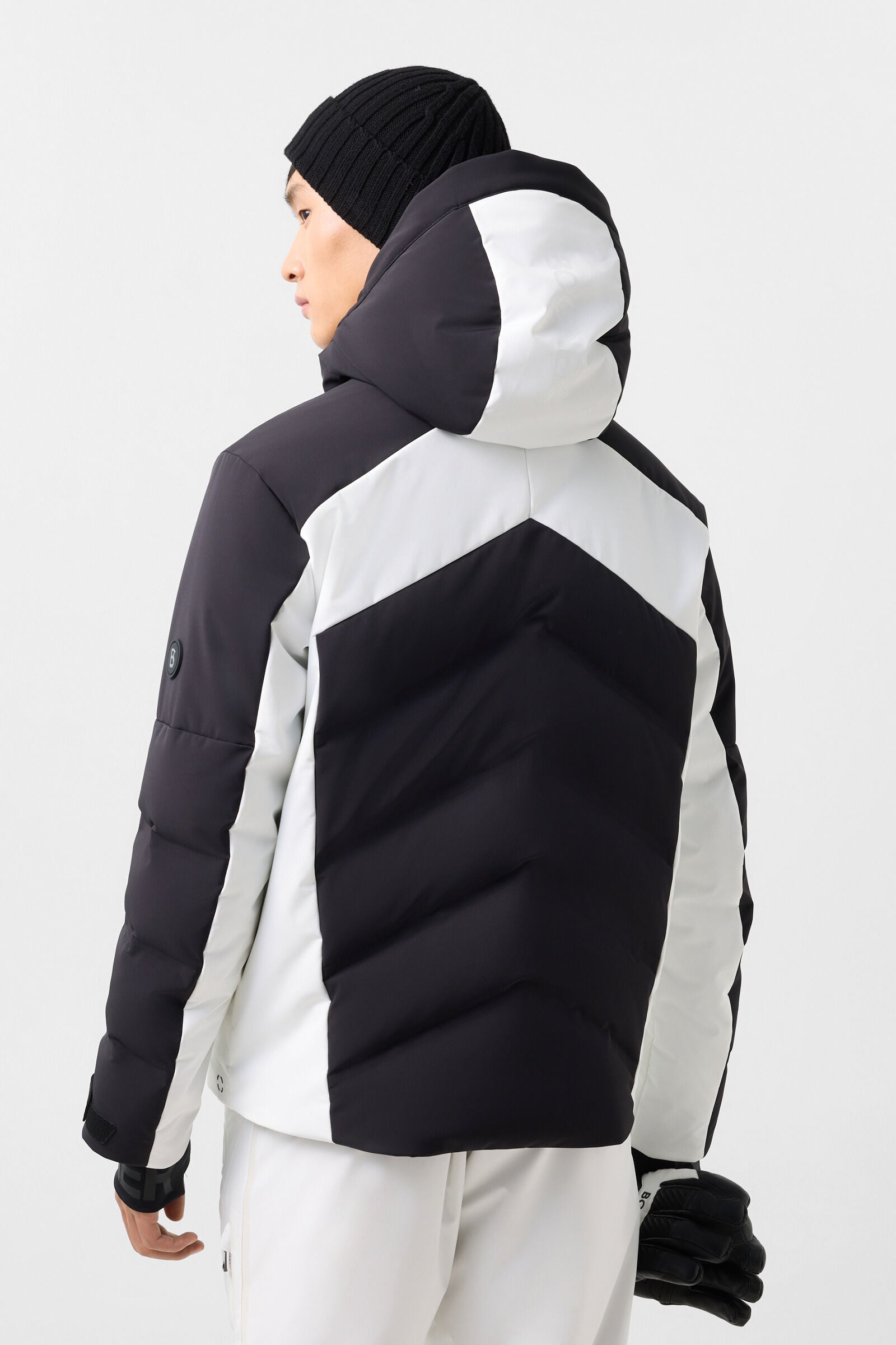 Jervie ski jacket Black and white