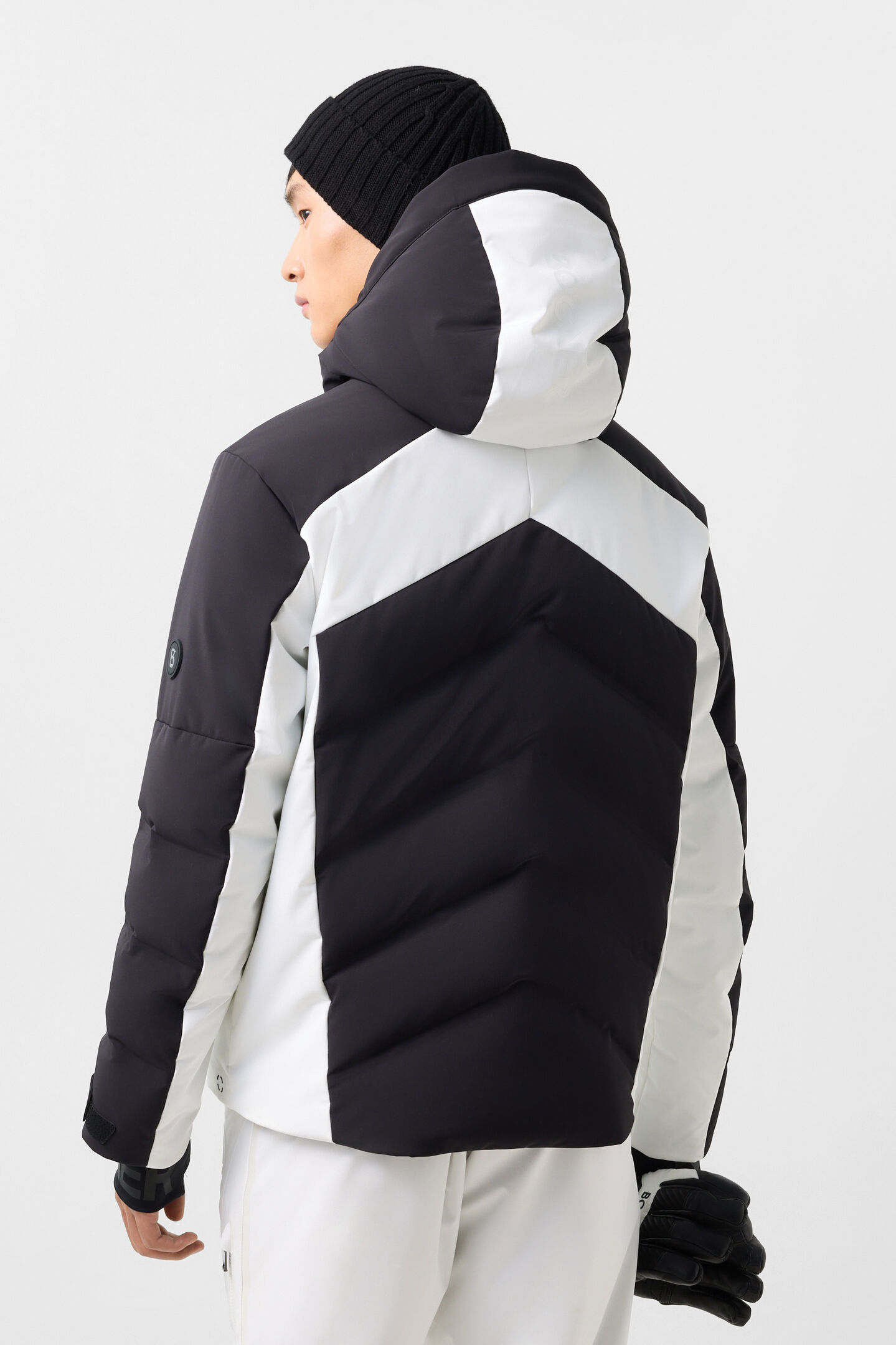 Jervie ski jacket Black and white