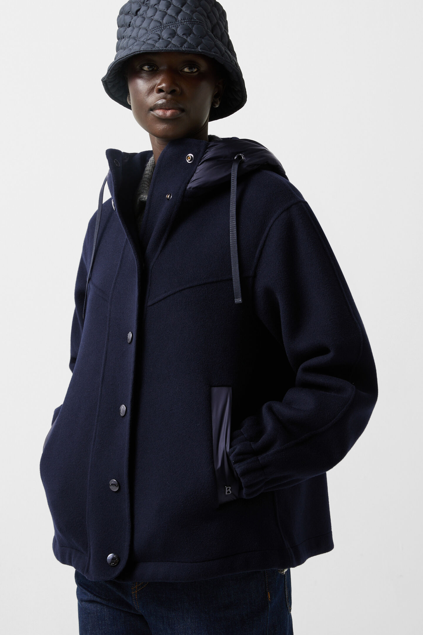 Doubleface-Jacke Mariet Navy-Blau