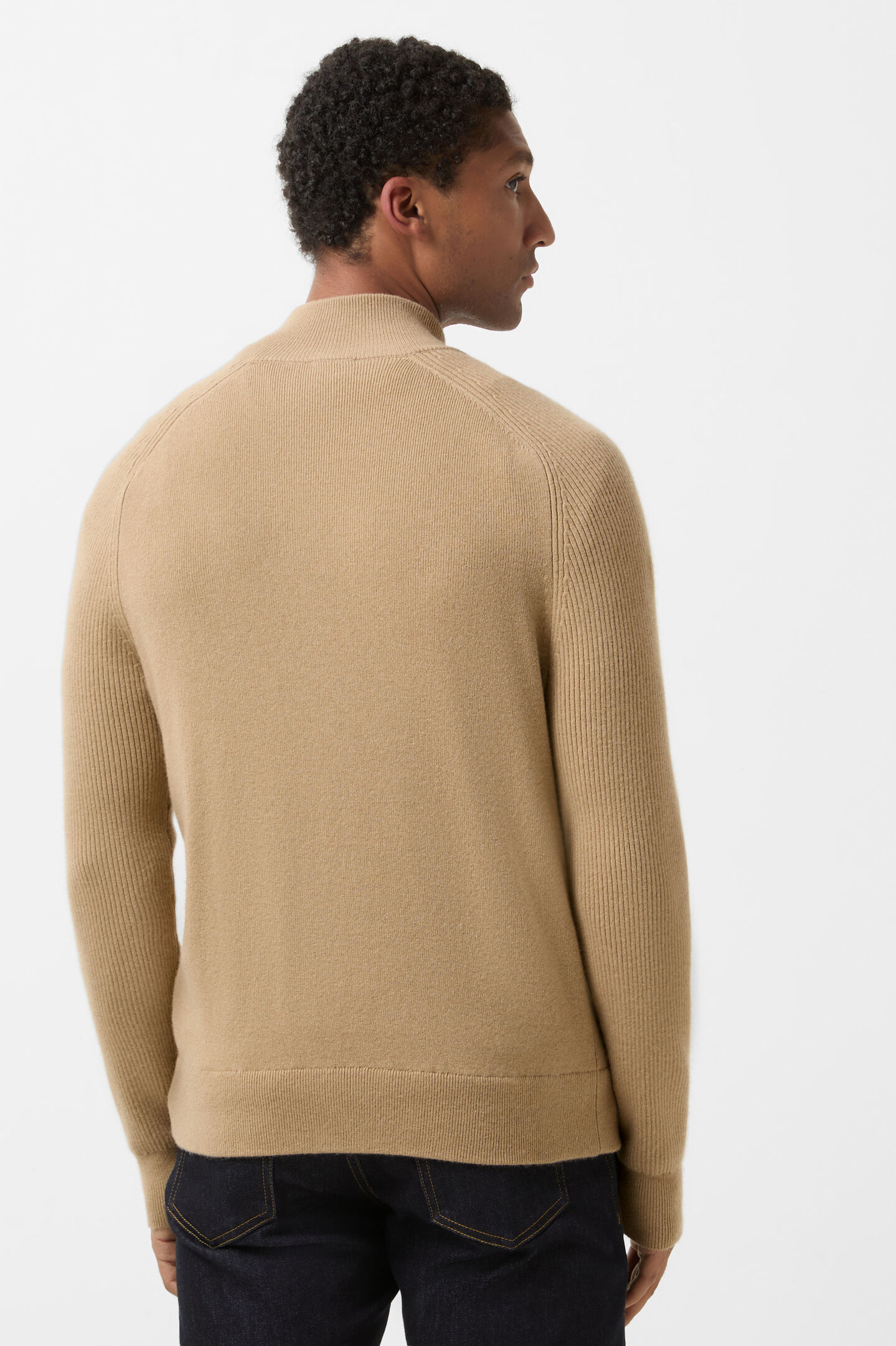 Dexter knit jacket Camel