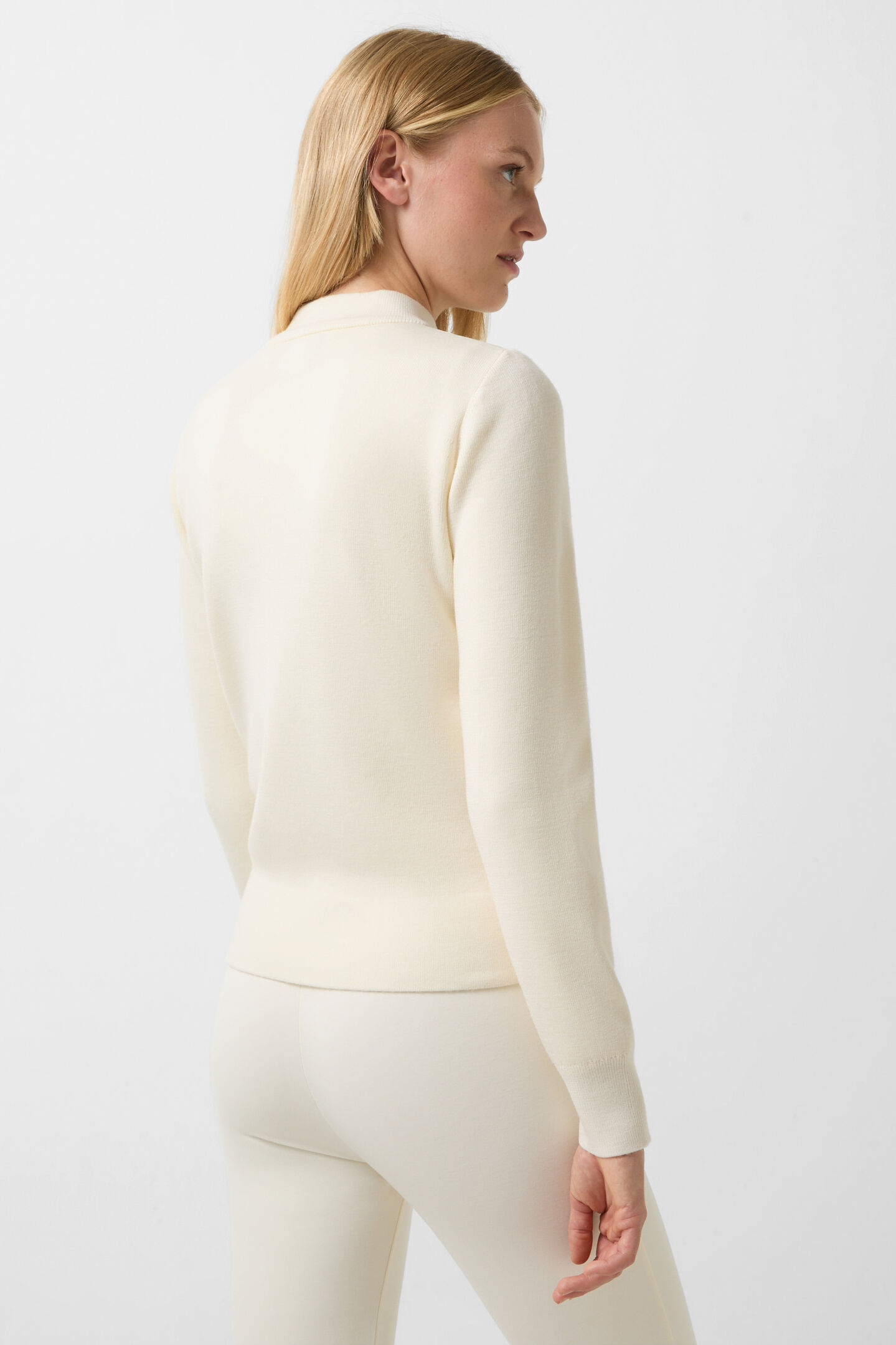 Hybrid-Strickjacke Zilly Creme