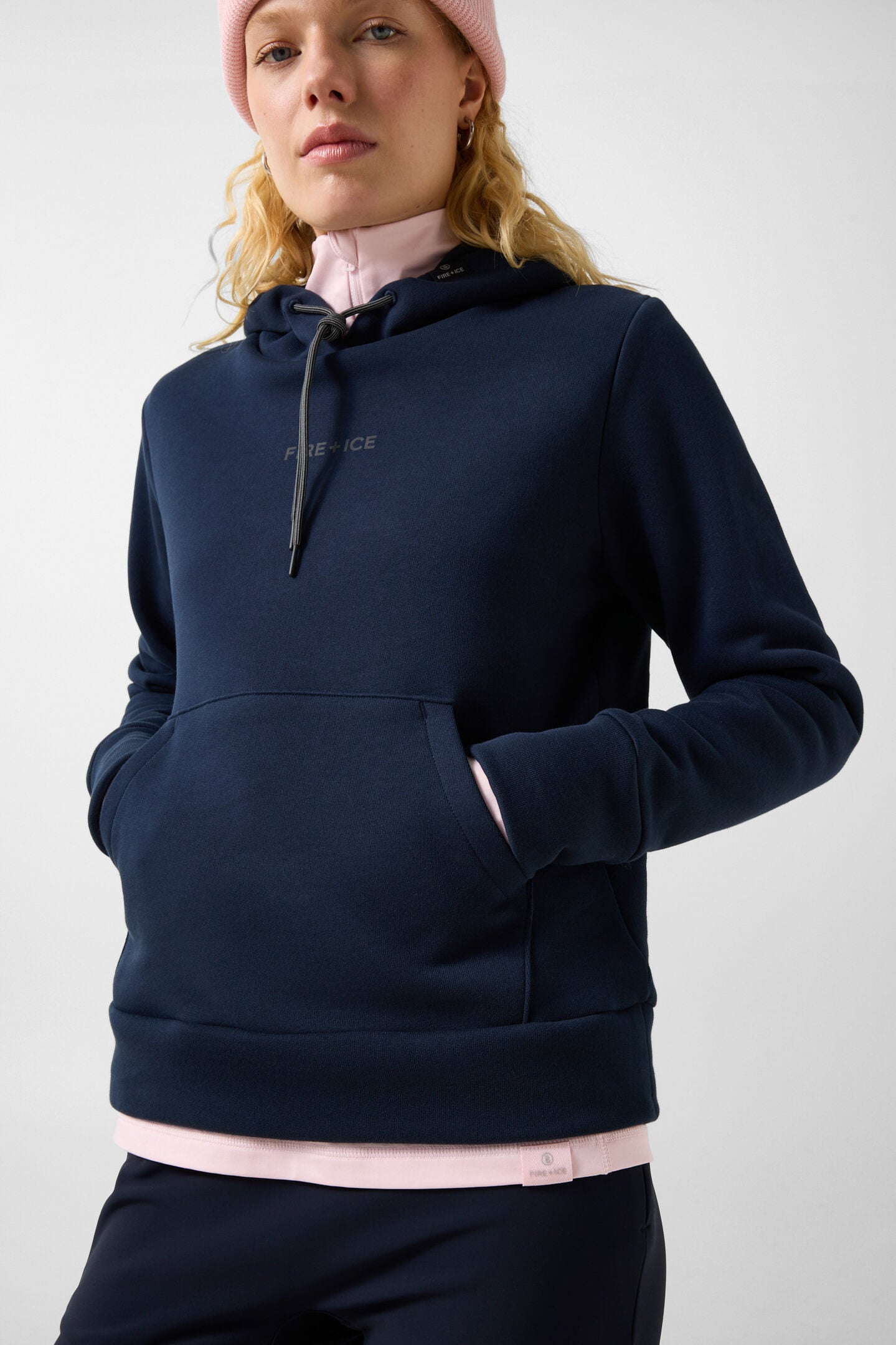 Baumwoll-Hoodie Nila Navy