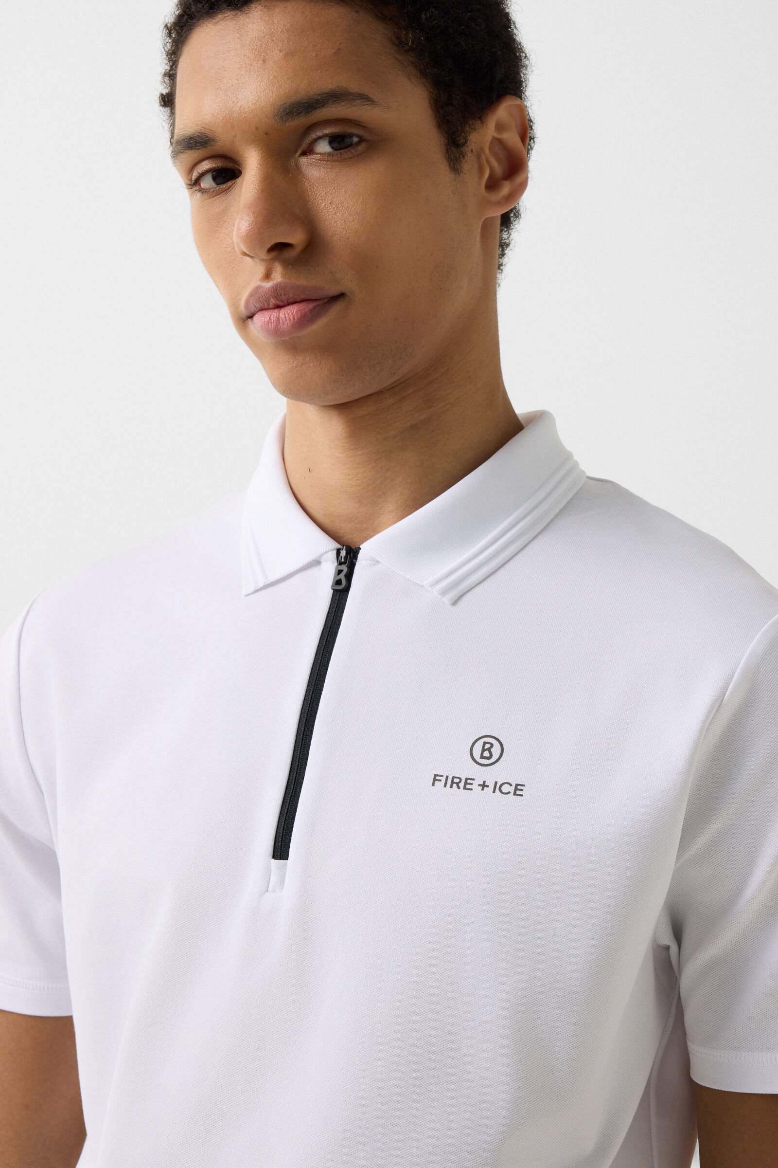 Funktions-Polo-Shirt Mikka Wei&szlig;