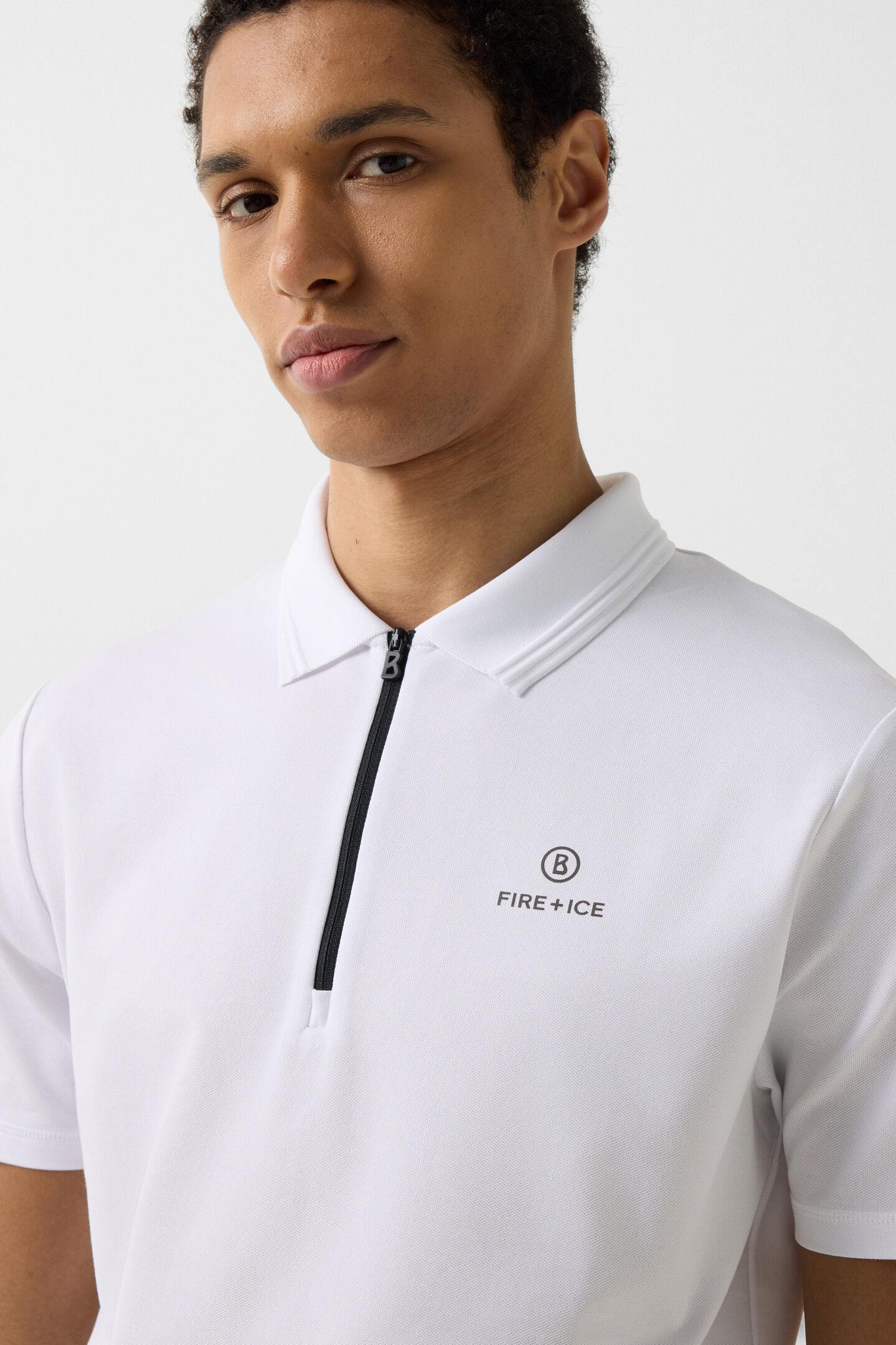 Funktions-Polo-Shirt Mikka Wei&szlig;