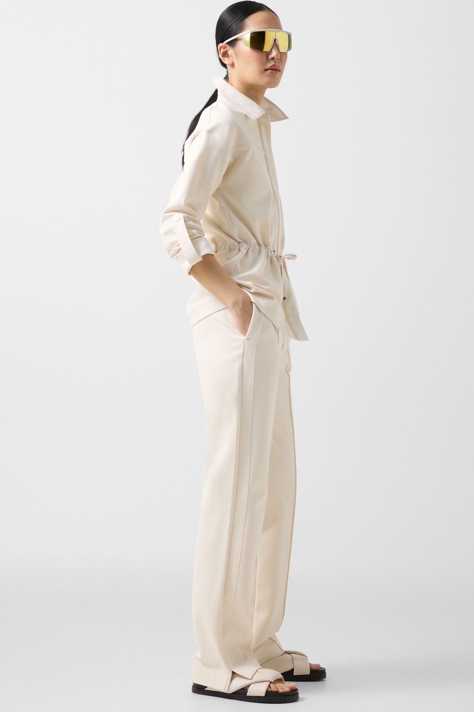 Paloma jersey jacket Cream
