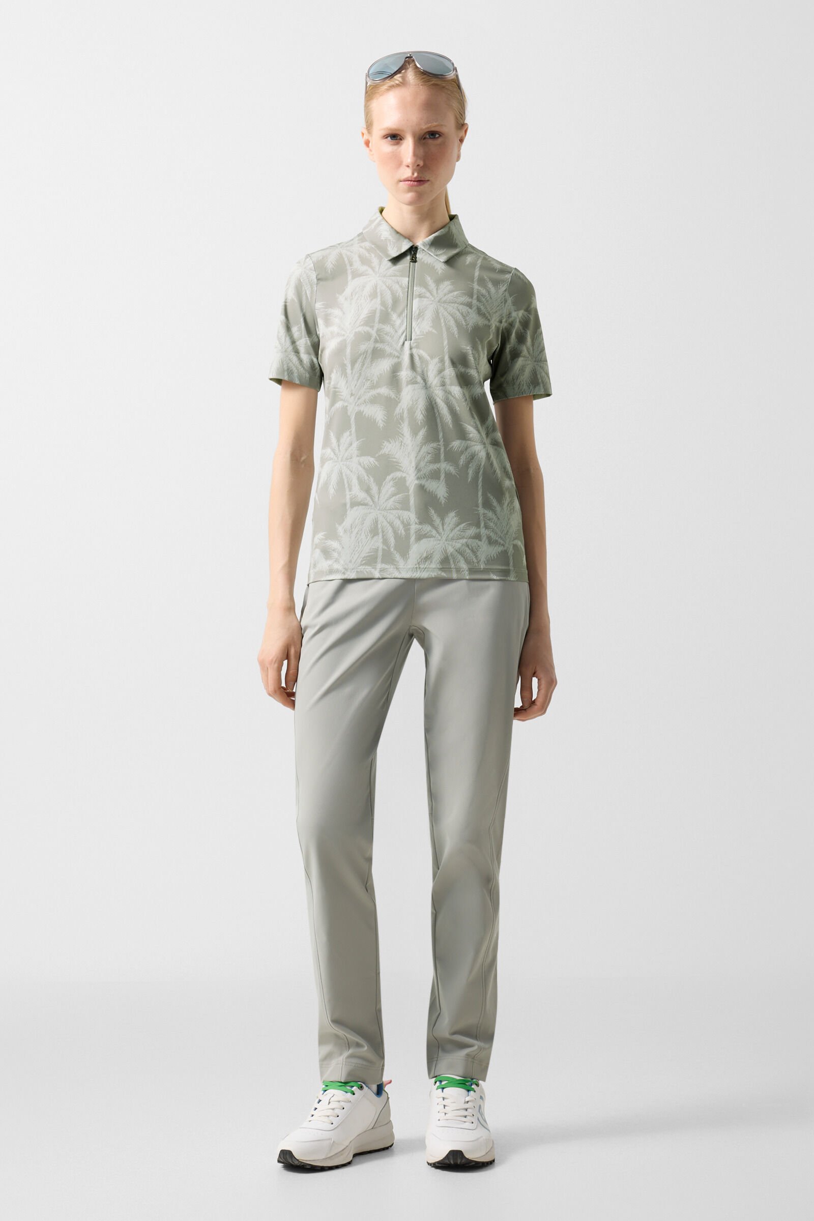 Taya functional short-sleeved top Eucalyptus