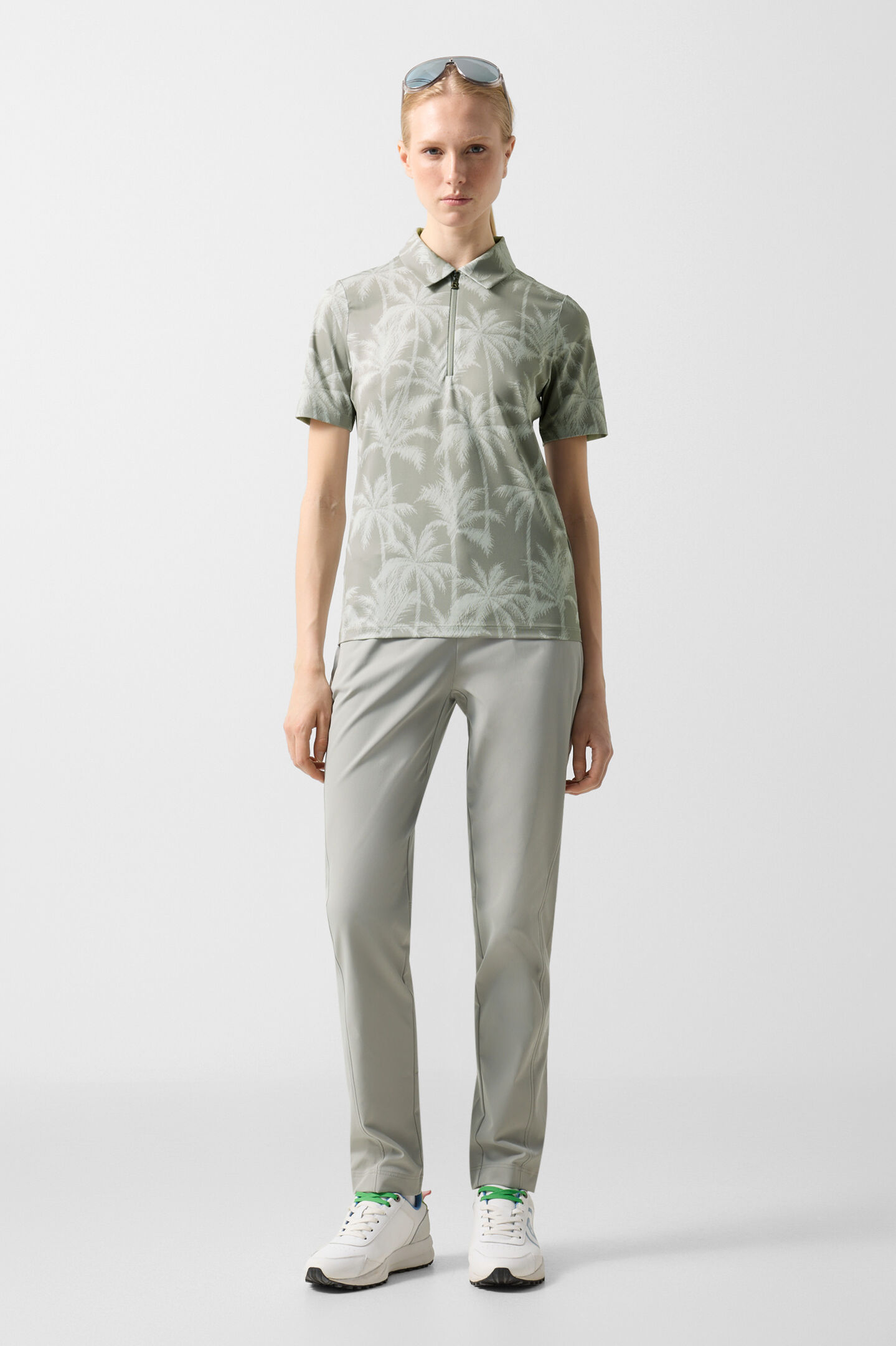 Taya functional short-sleeved top Eucalyptus