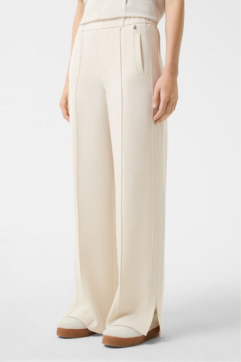 Suzy crepe marlene trousers Cream Suzy crepe marlene trousers Cream