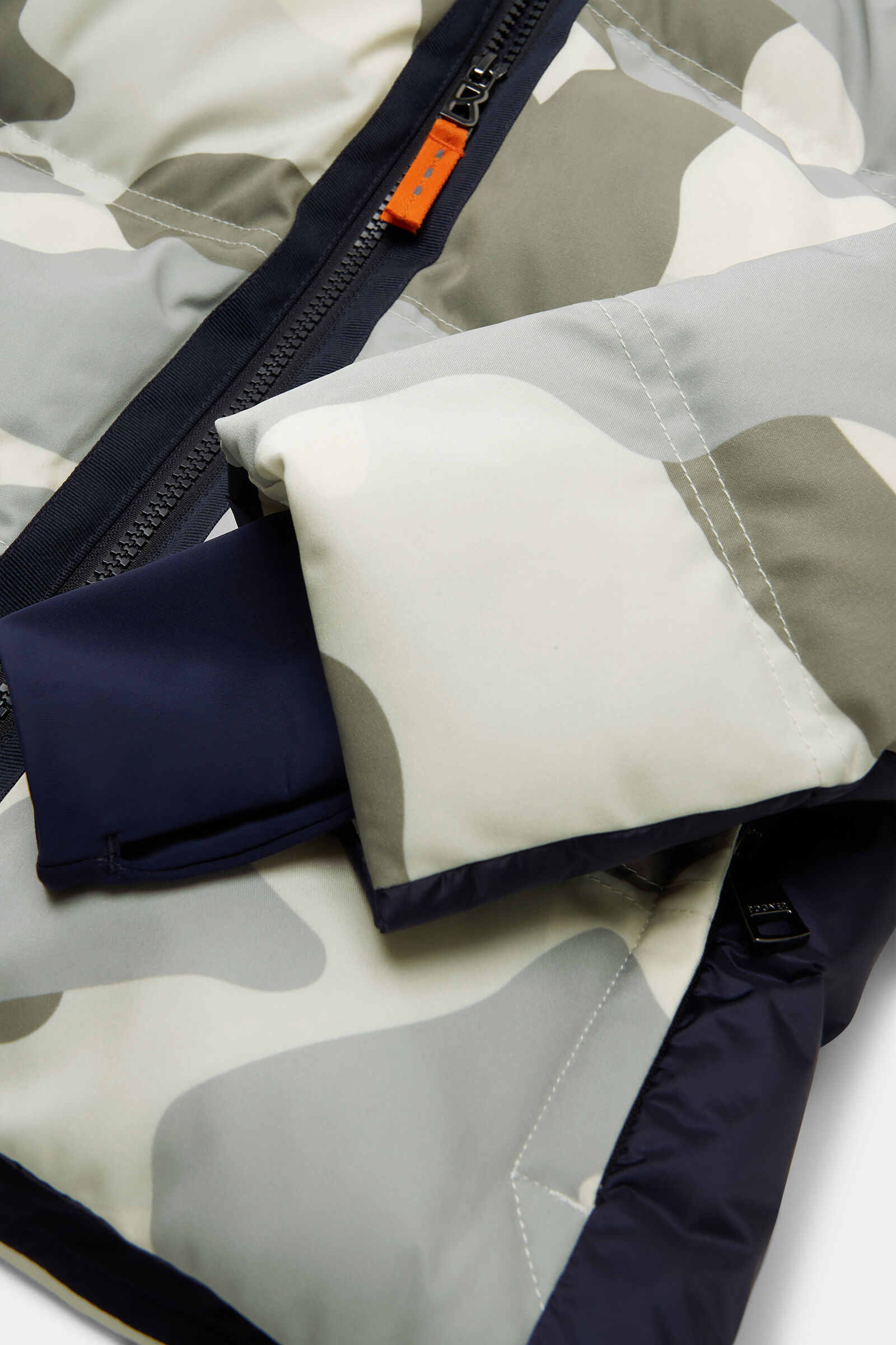 Kids ski jacket Pablo Sand/Khaki/Navy