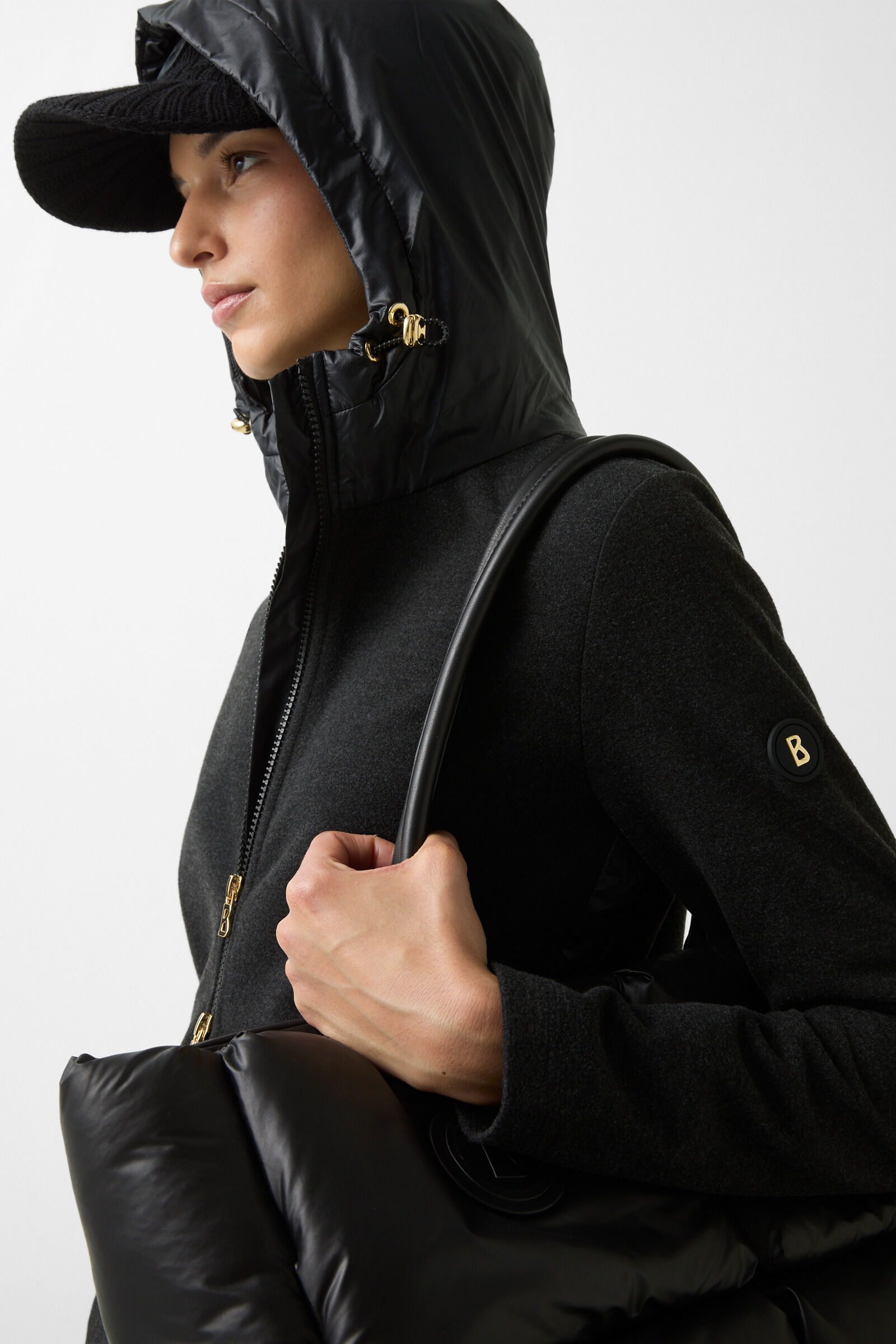 Darya flannel midlayer Anthracite