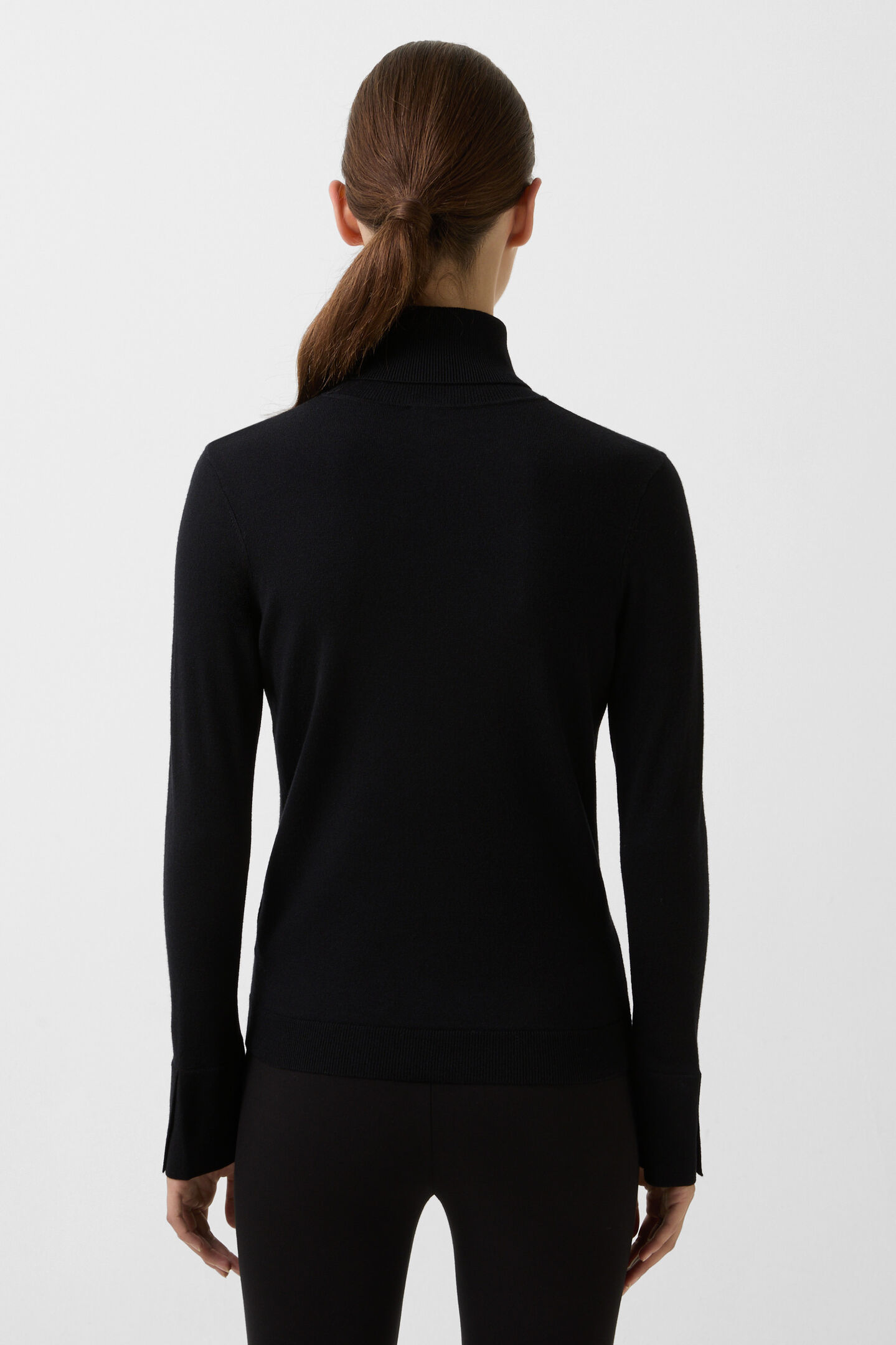 Vinny turtleneck jumper Black