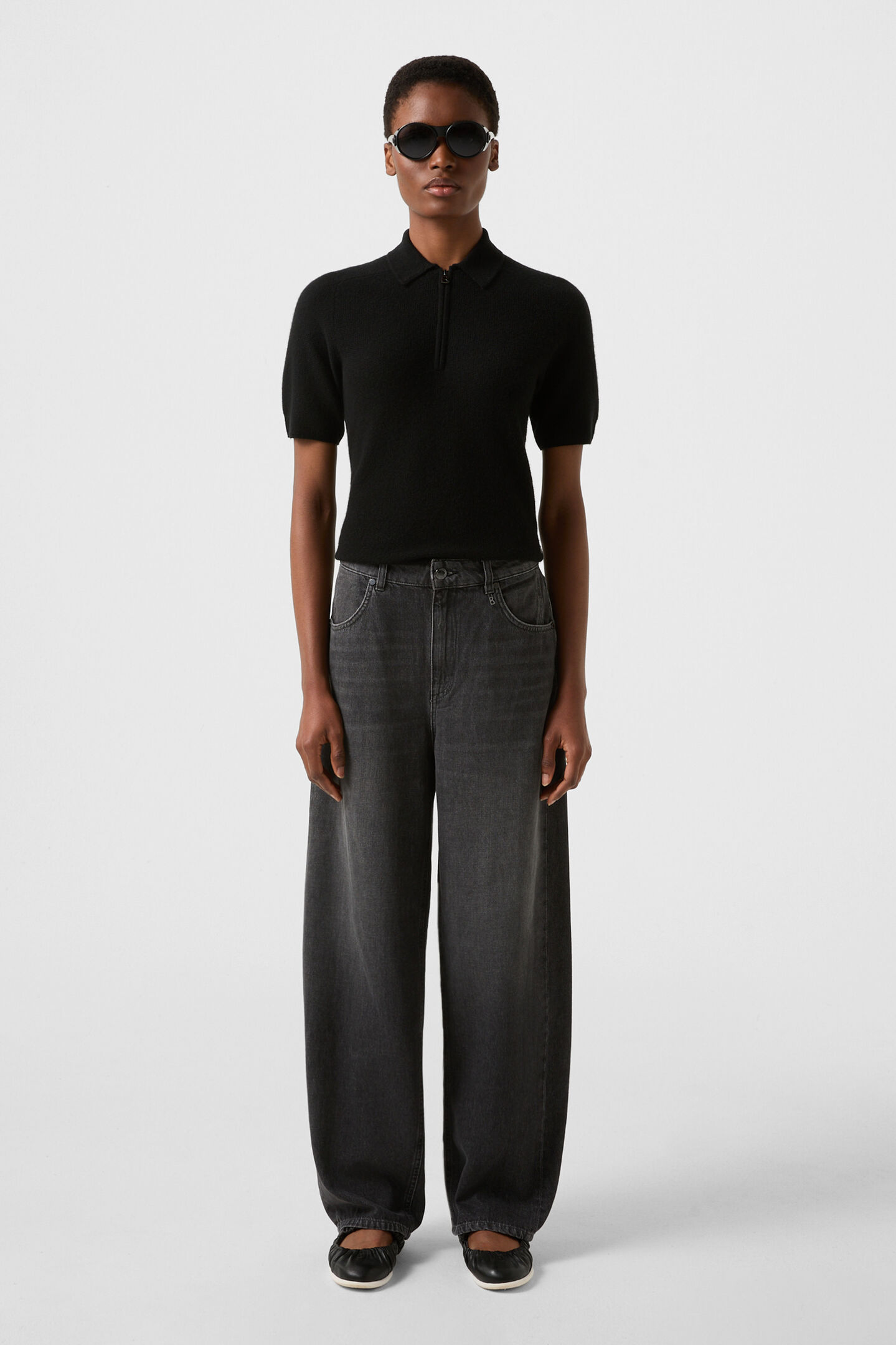 Barrel fit jeans Bina Dark grey