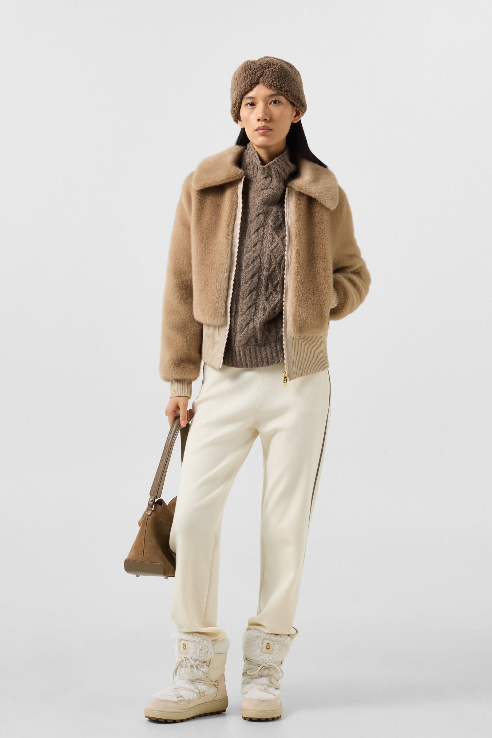 Malene virgin wool jumper Hazel