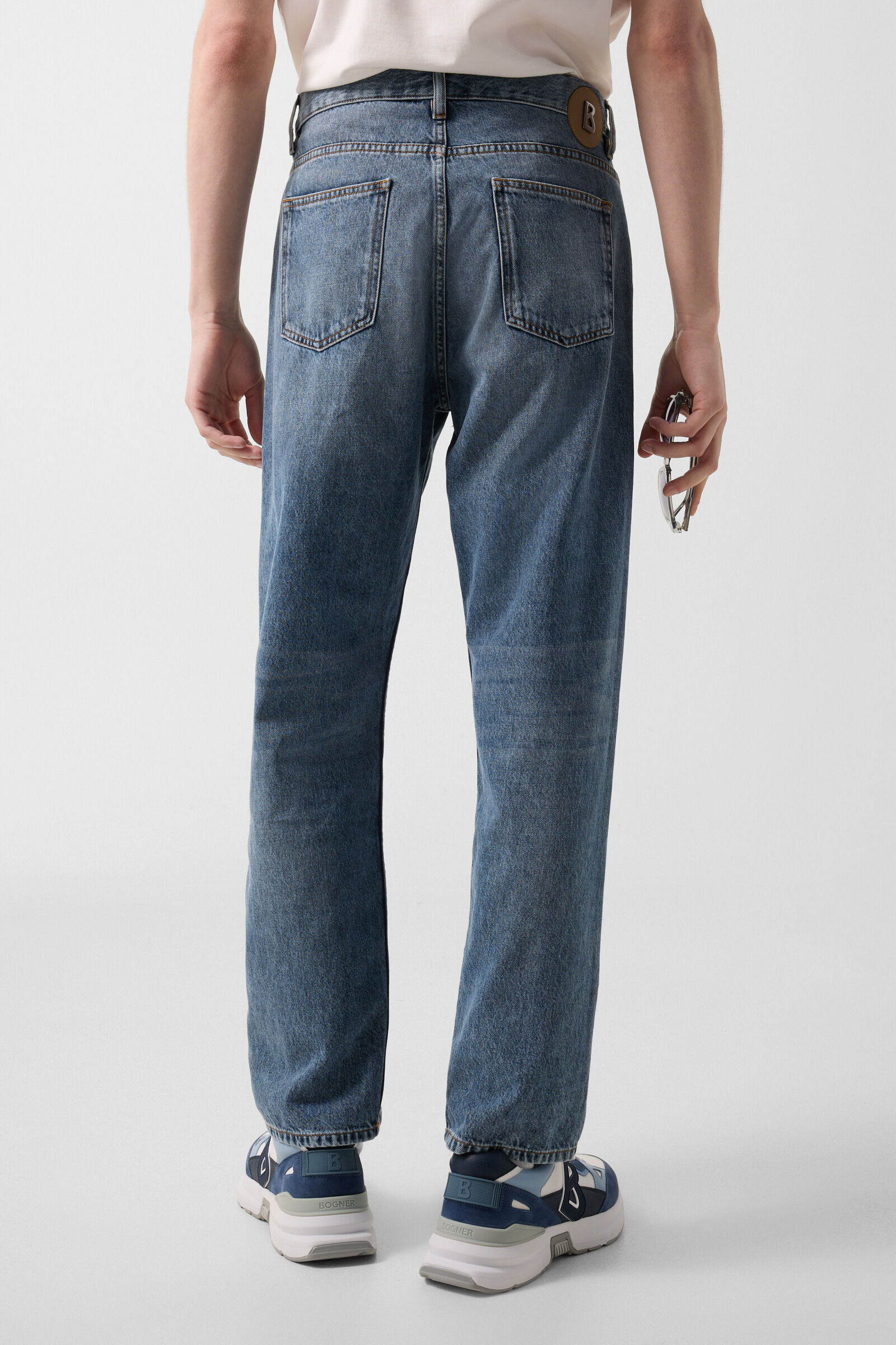 Straight fit jeans Travis Denim Blue