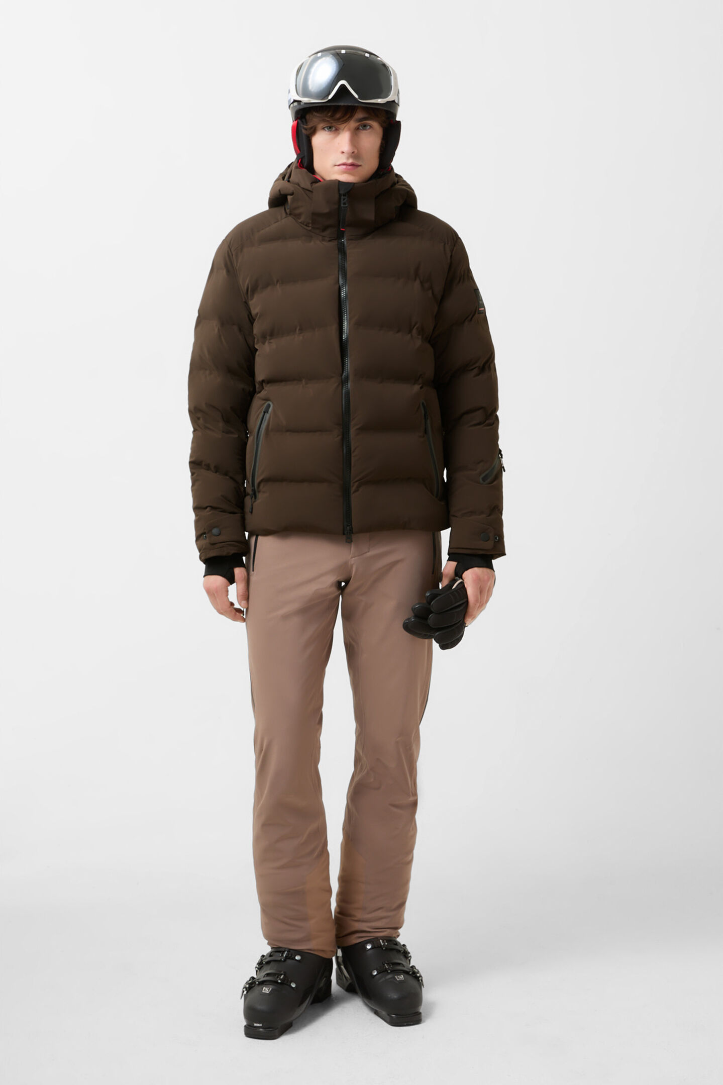 Tec-Luka ski jacket Chocolate
