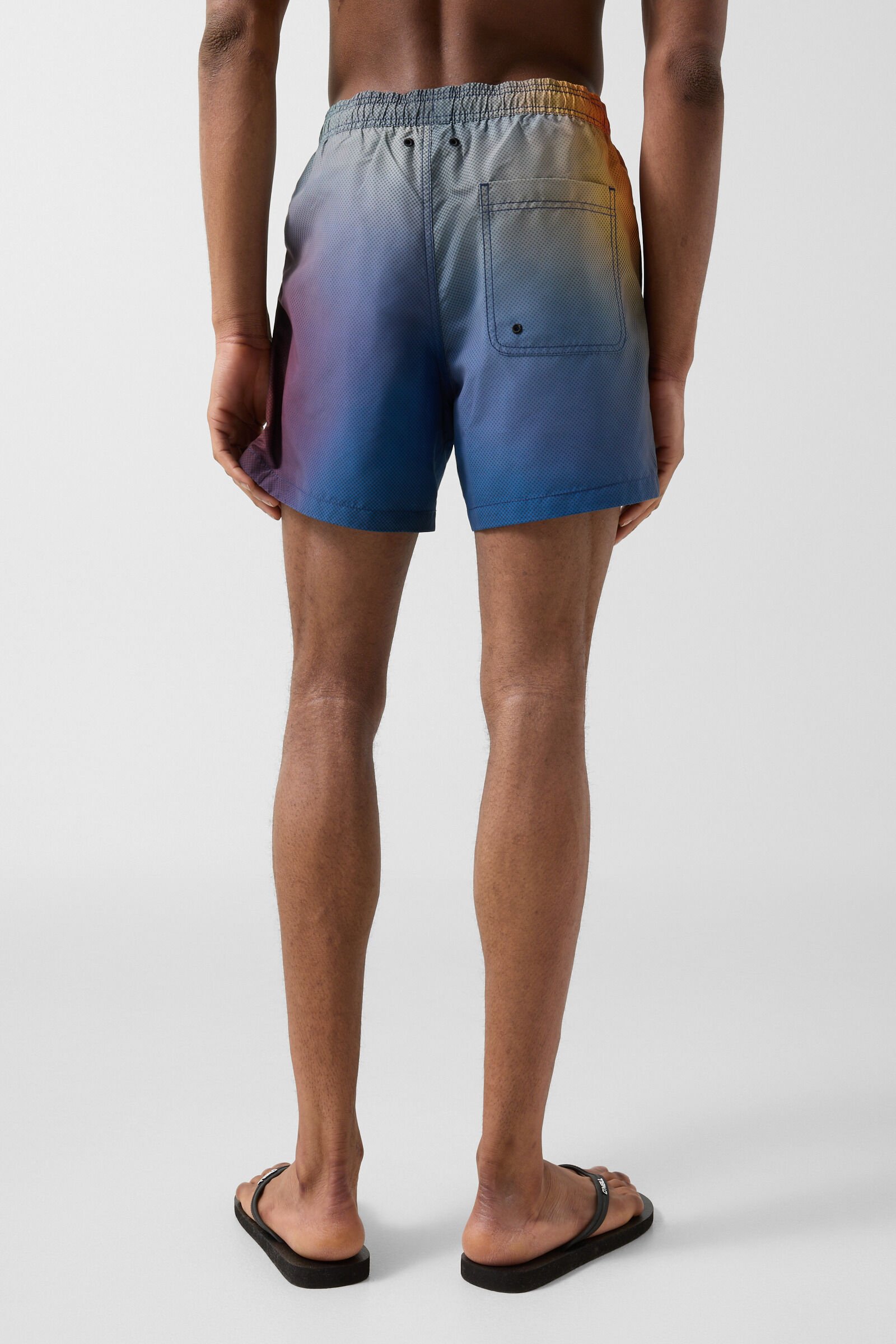 Laron swim trunks Blue/red/orange