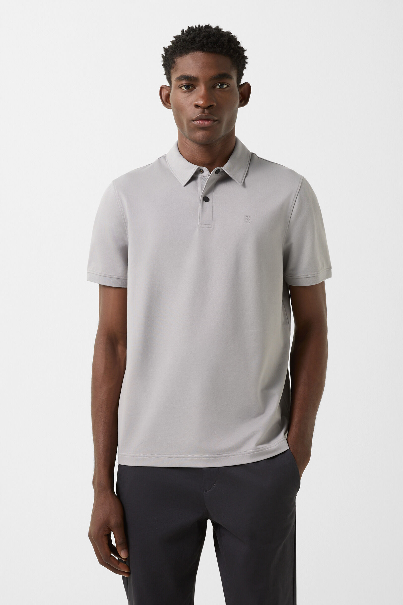 Timo polo shirt Grey