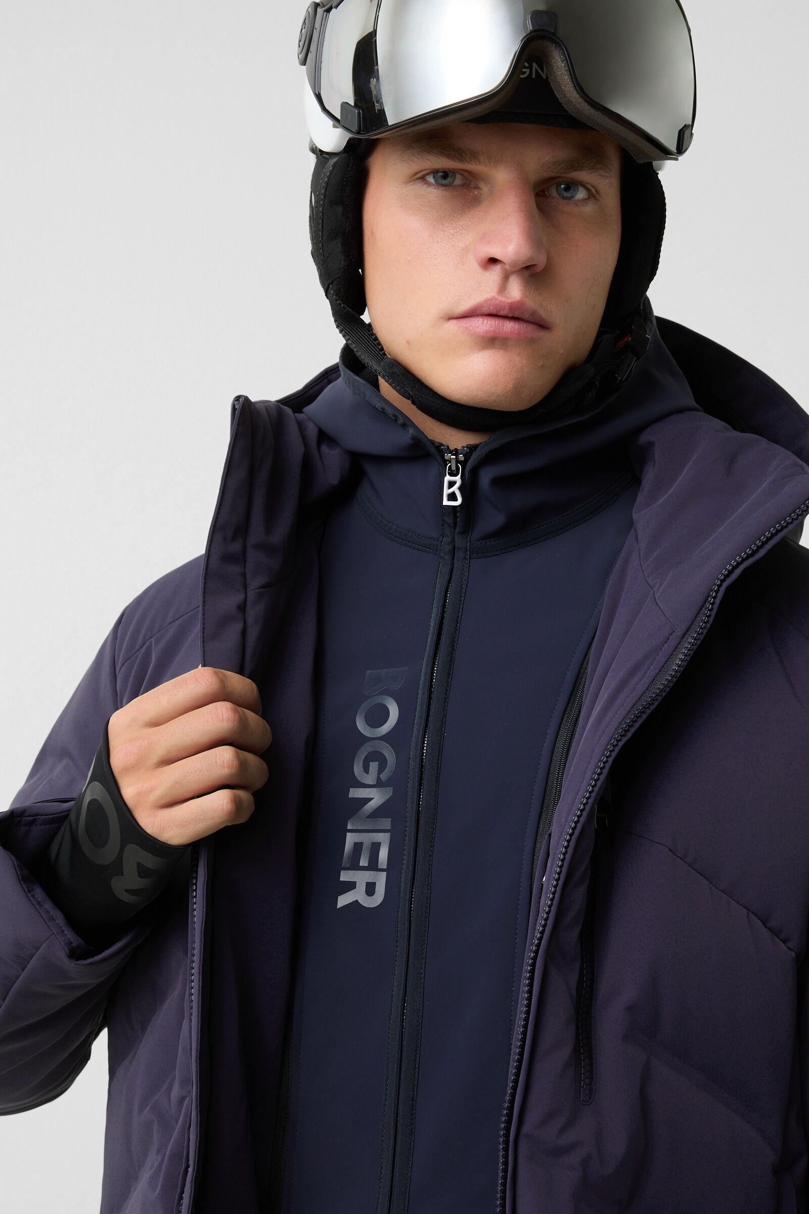 Jervis down ski jacket Navy blue