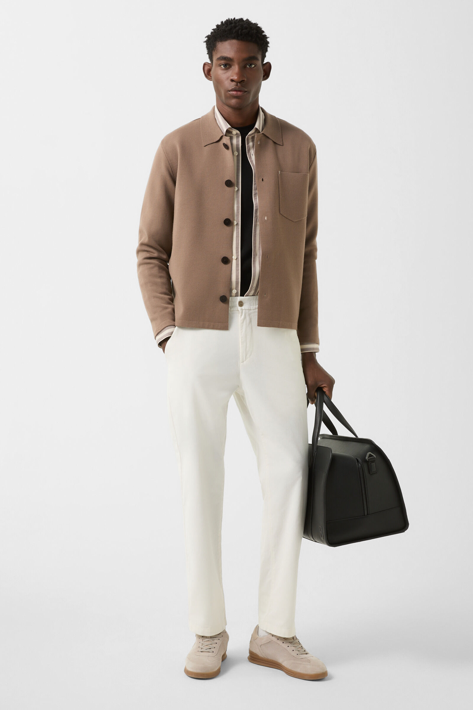 Shirt Heiko Mud/Sand