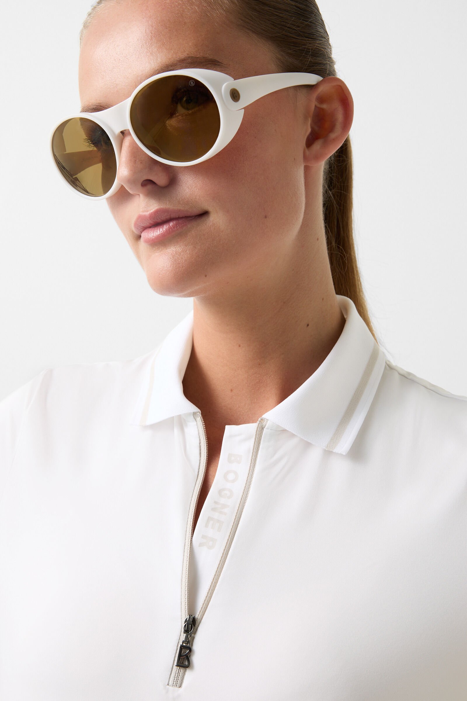 Caylee functional short-sleeved top White