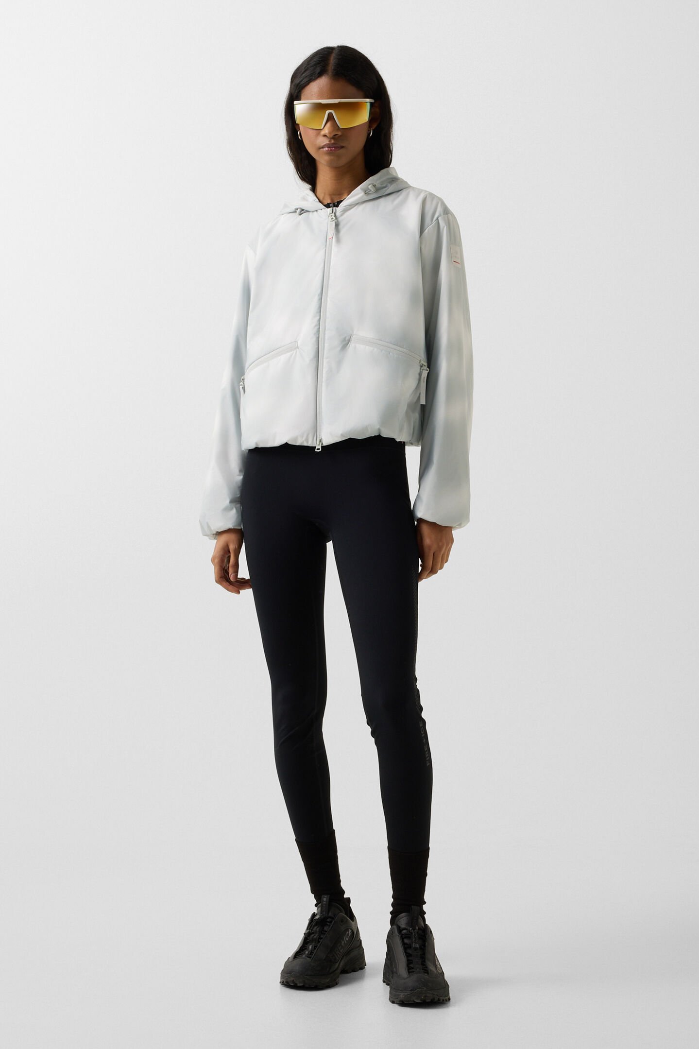 Yadira functional jacket Light grey/off-white