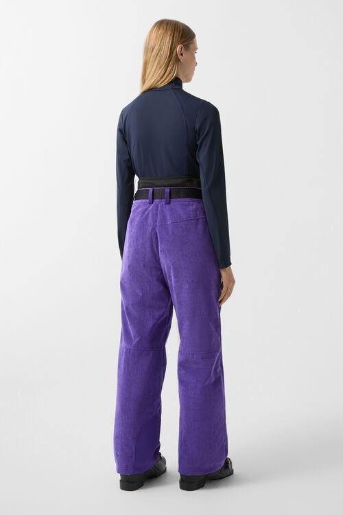 Corduroy ski trousers Any Violet