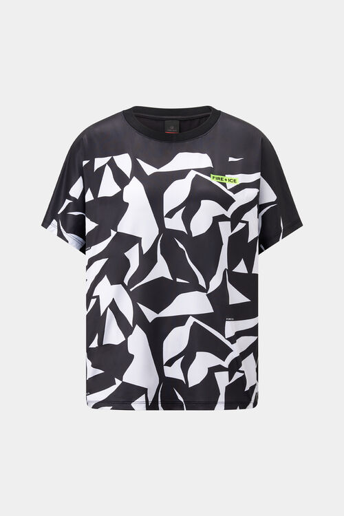 Funktionsshirt Dina Schwarz/Weiß