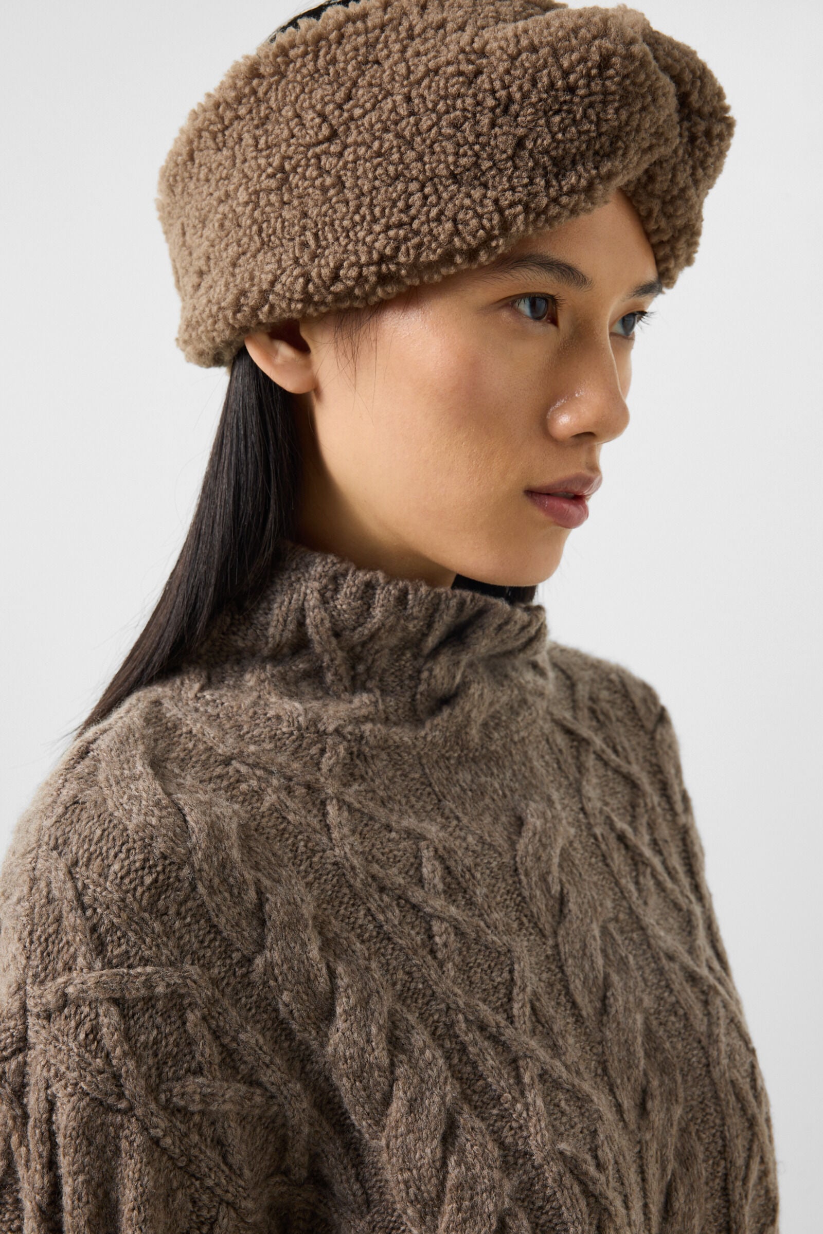 Malene virgin wool jumper Hazel