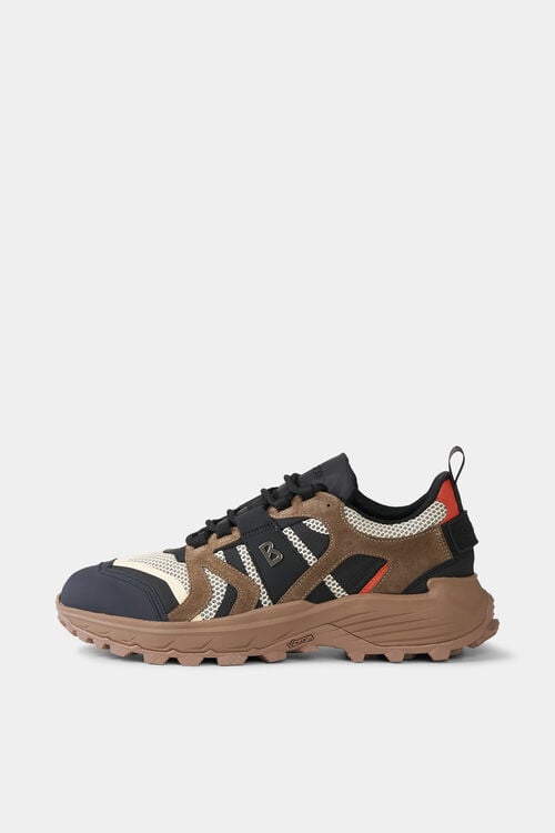 Cortina trainers Brown/black/off-white