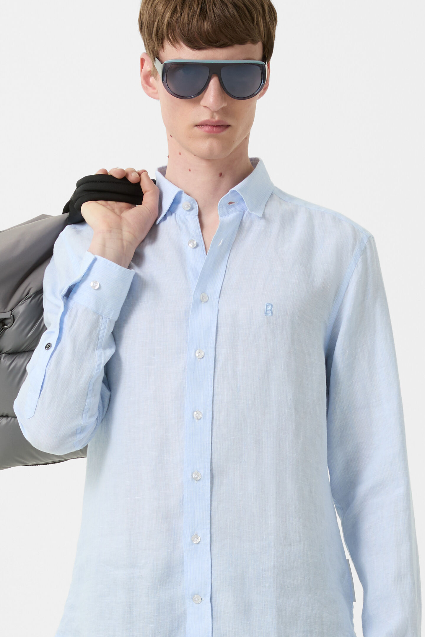 Timi linen shirt Light blue