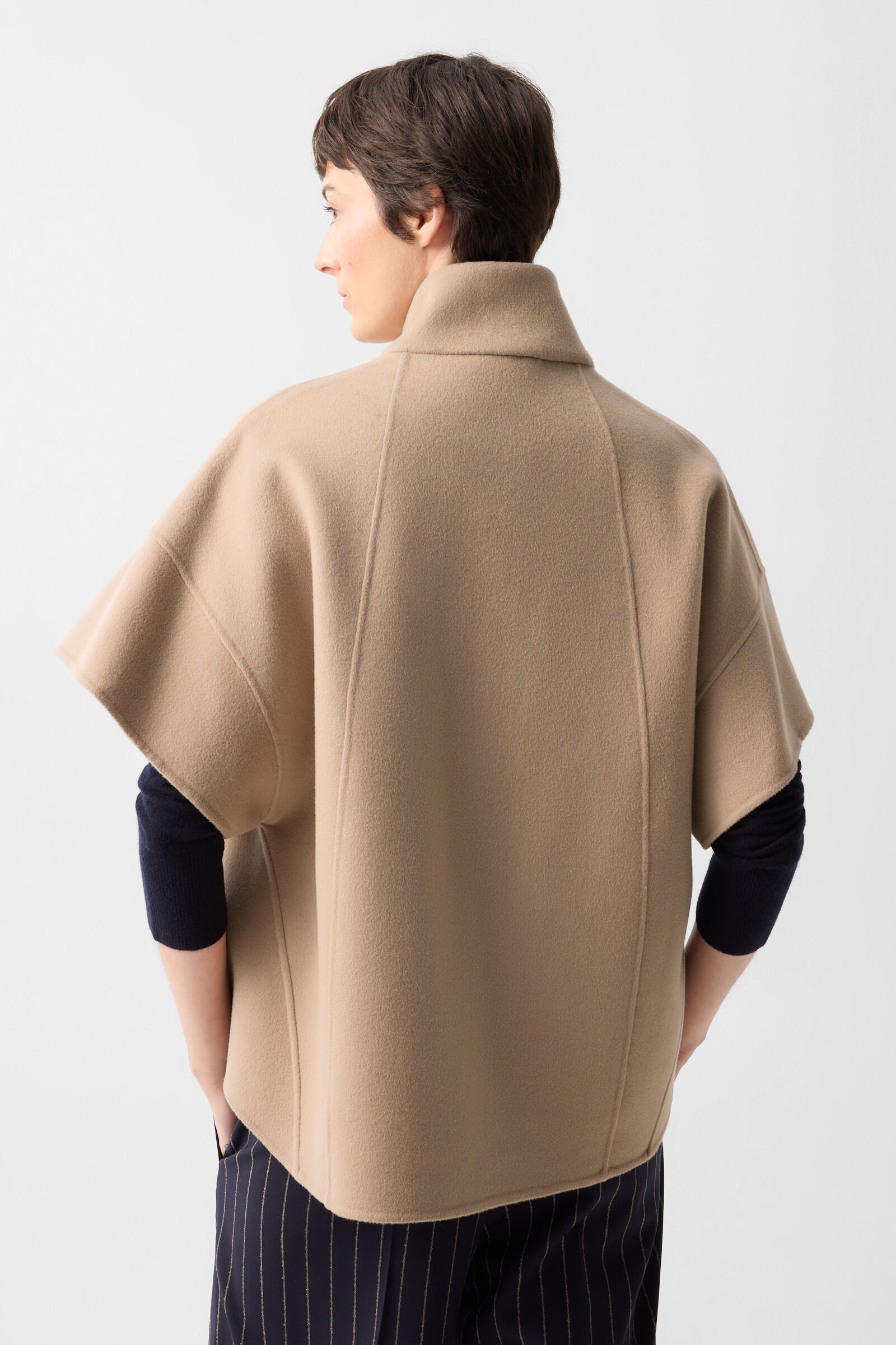 Wool waistcoat Venice Camel