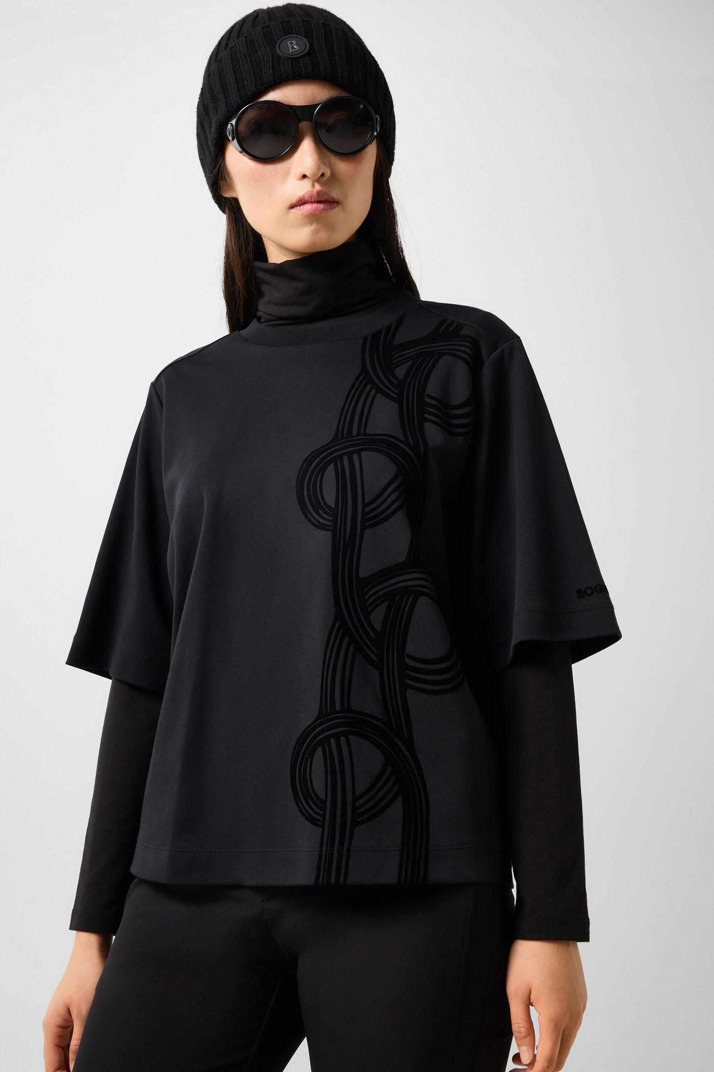 Baumwoll-T-Shirt Dorothy Schwarz