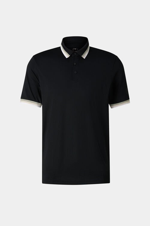 Funktions-Polo-Shirt Arik Schwarz