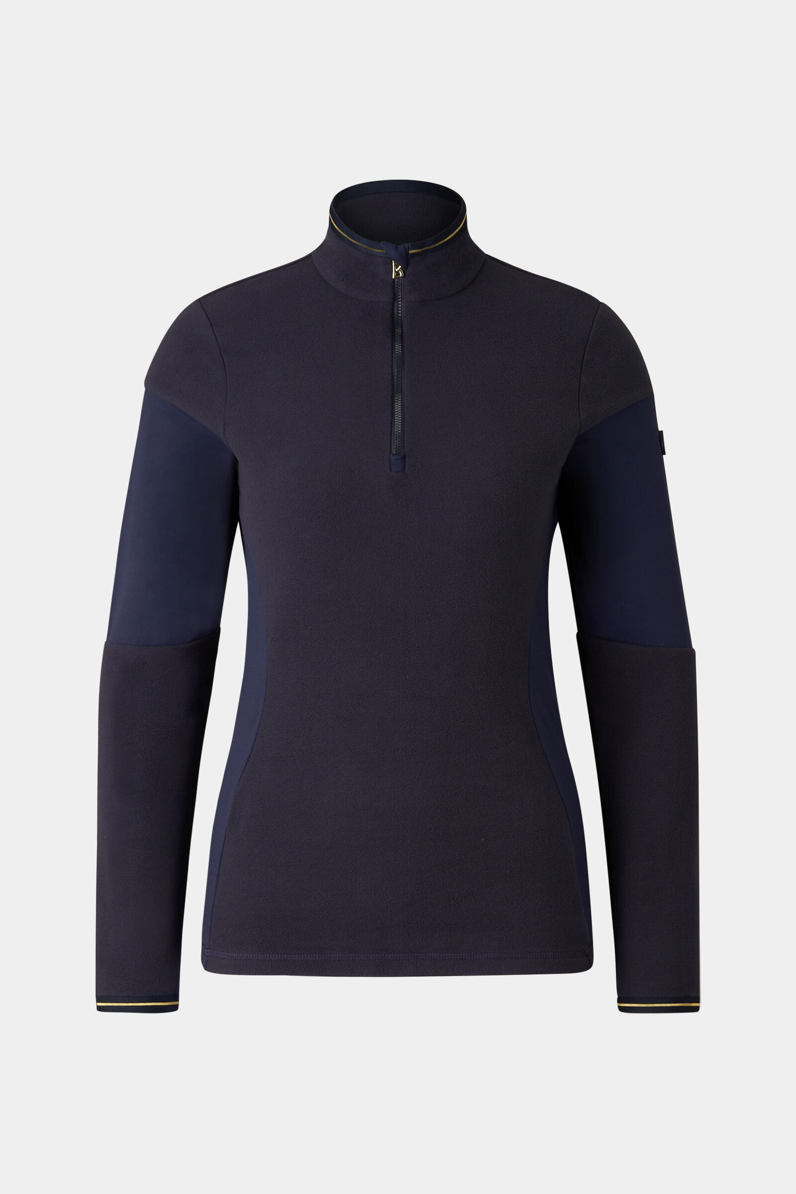 Fleece-Shirt Becky Navy-Blau