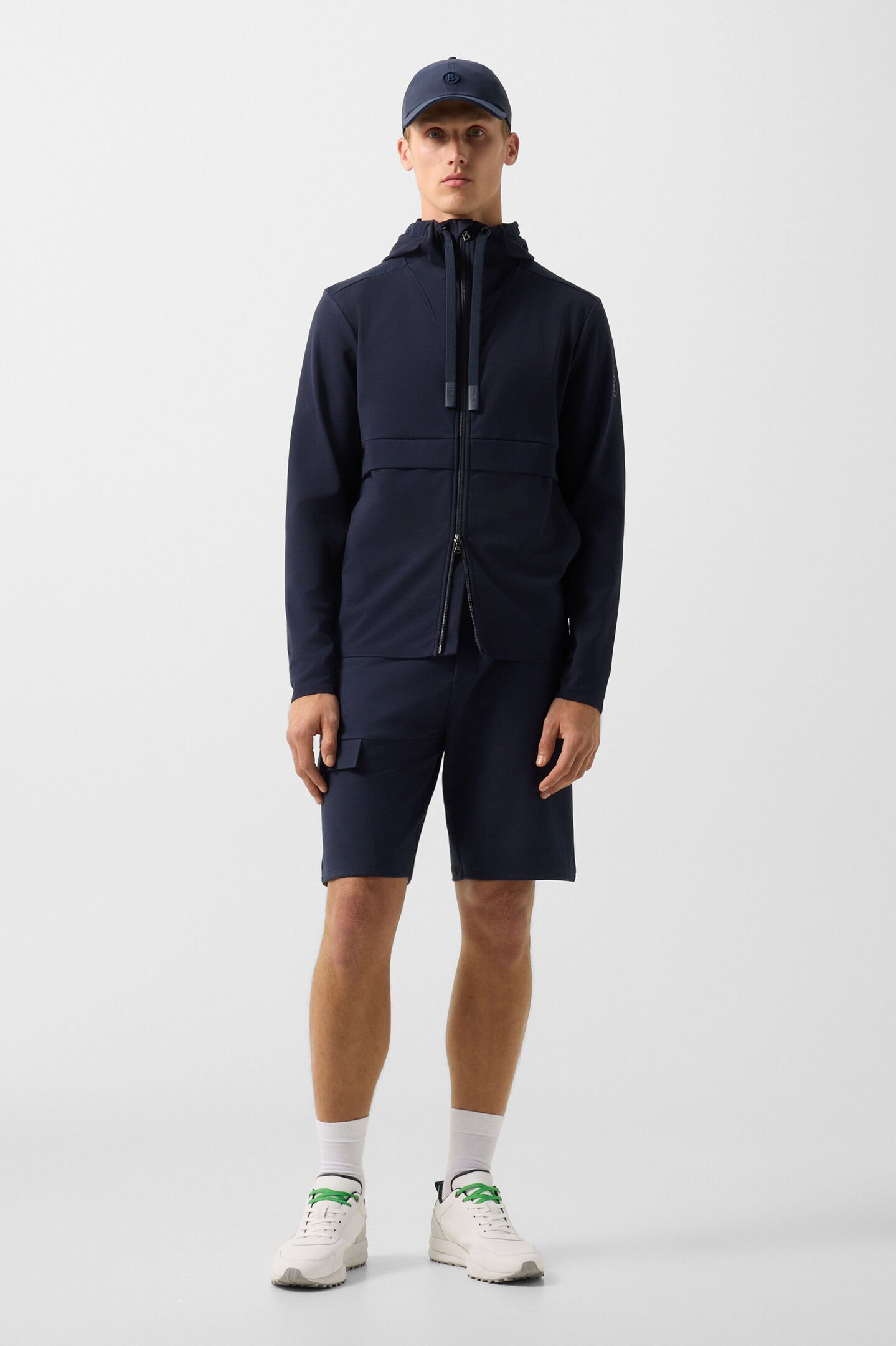 Ernesto jersey jacket Navy blue