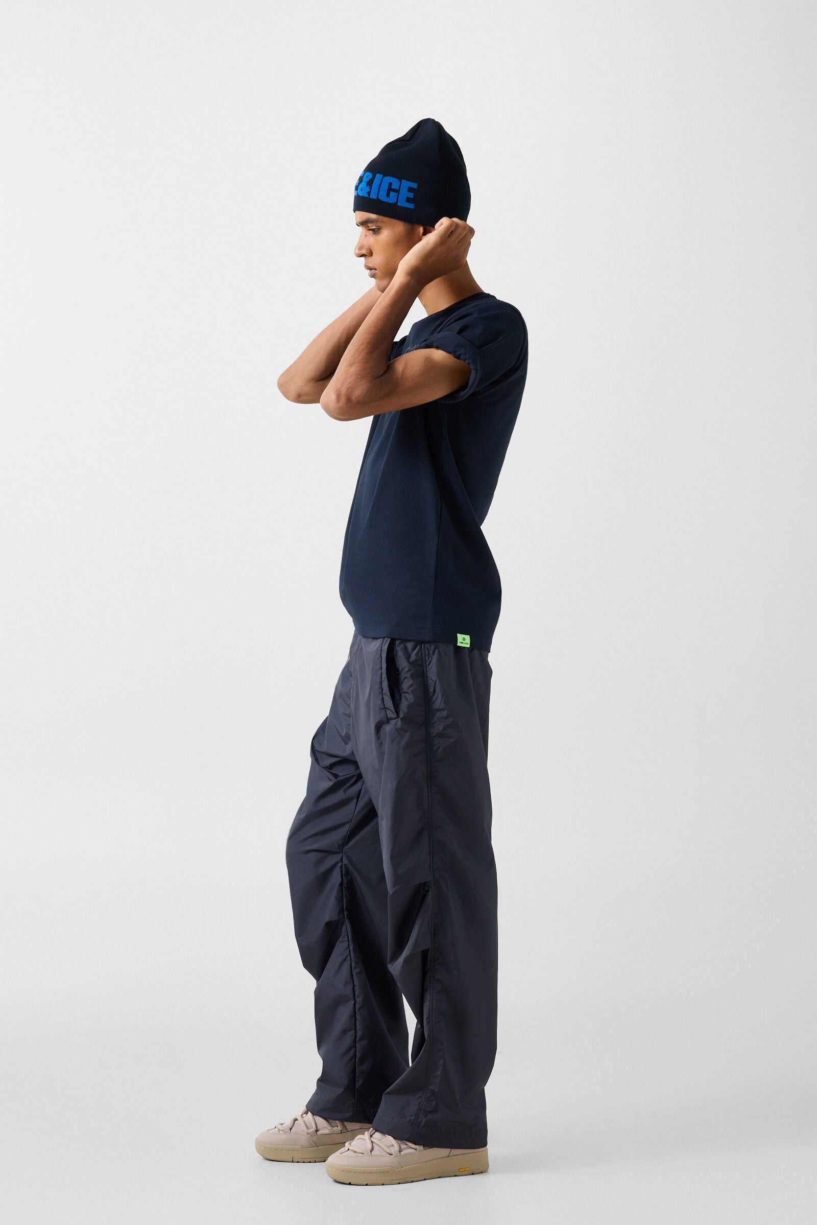 Mick Cotton T-shirt Navy