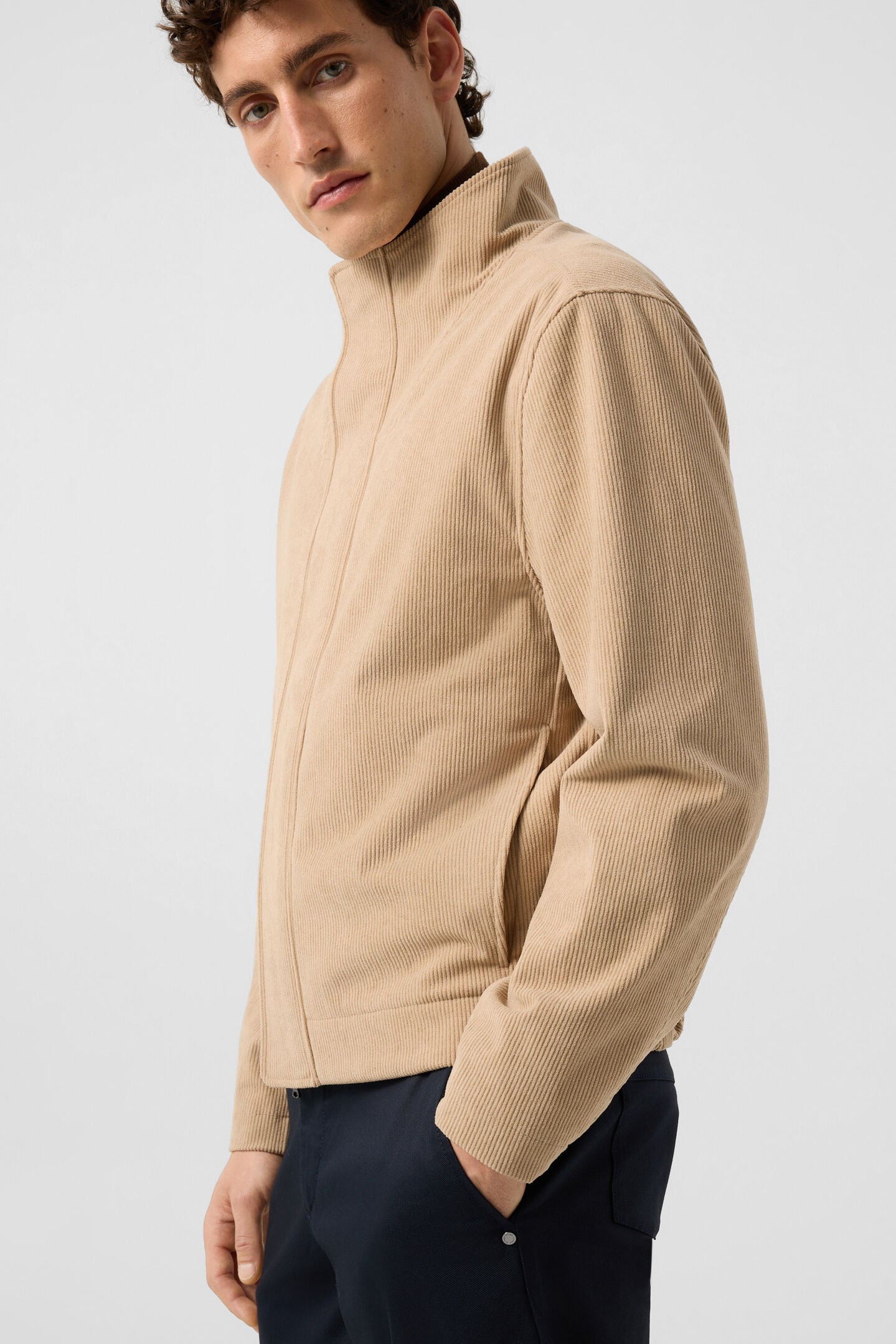 Corduroy jacket Baxter Beige