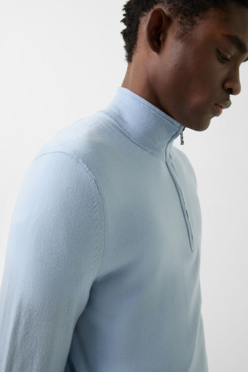 Schurwoll-Troyer Ouri Hellblau