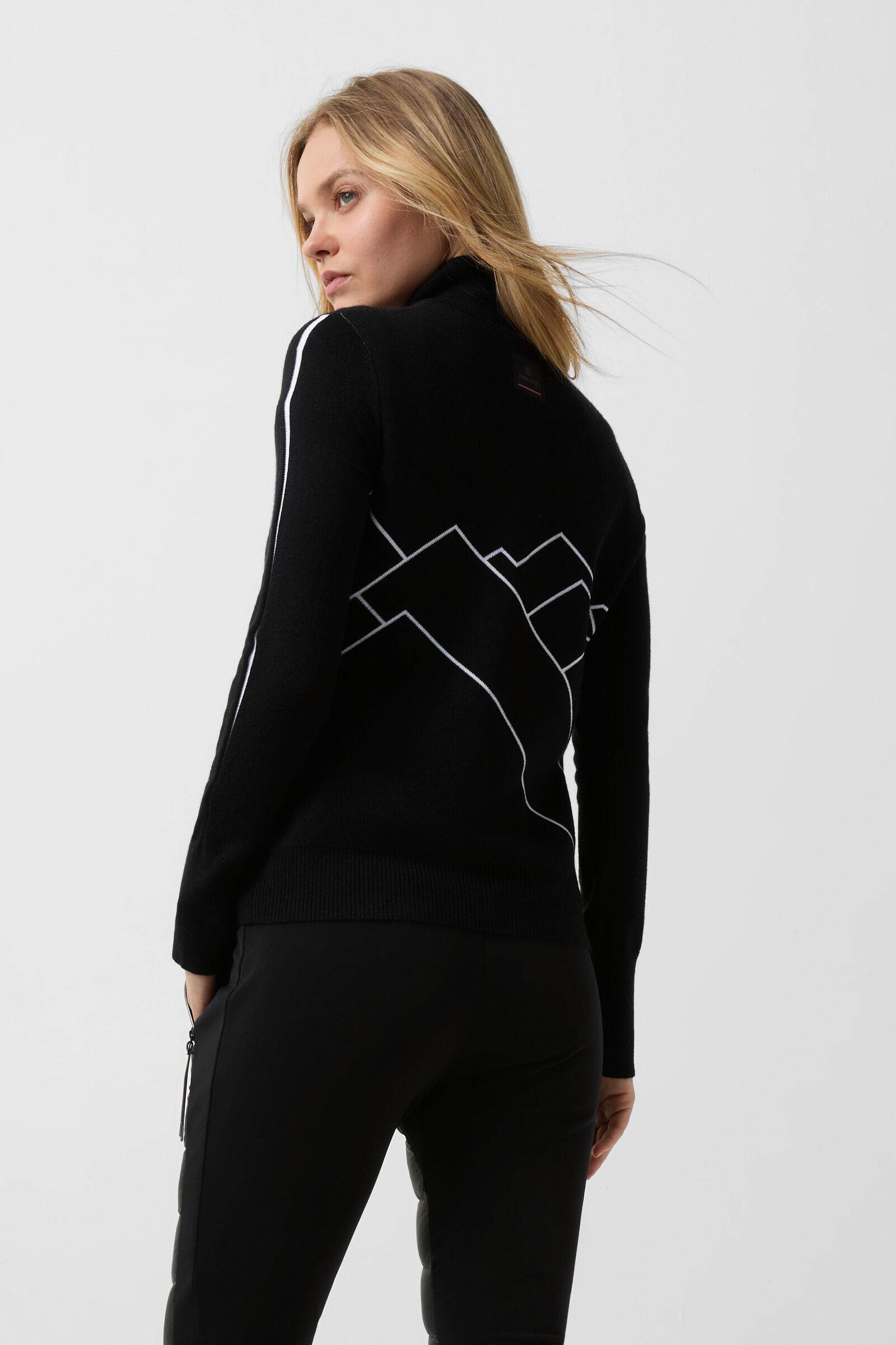 Knitted troyer Azra Black