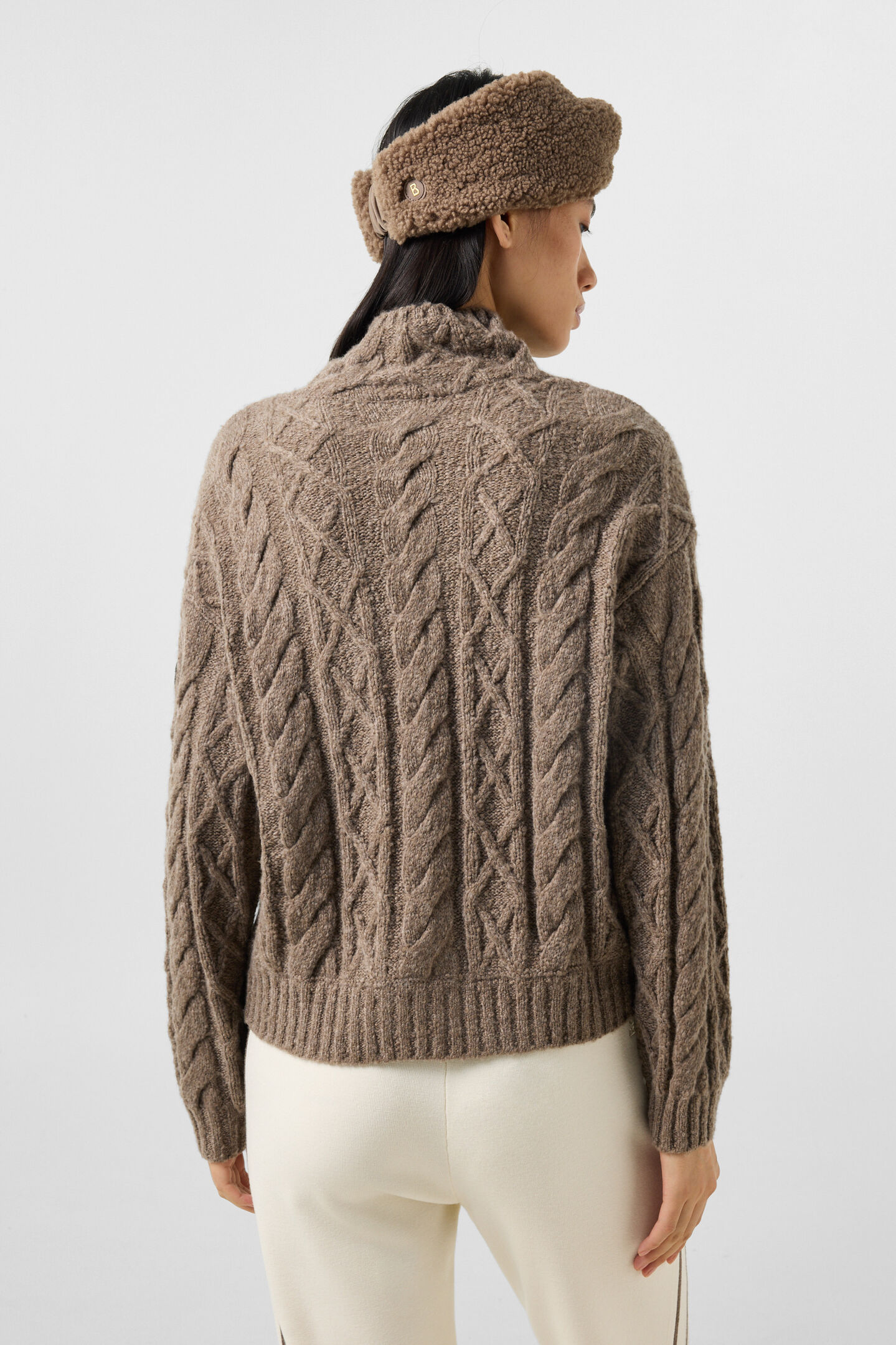 Malene virgin wool jumper Hazel