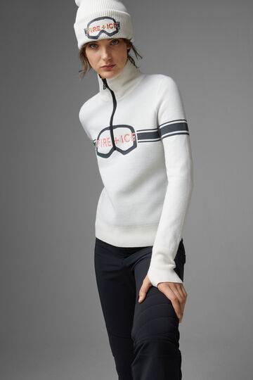 Azra Half-zip knitted pullover